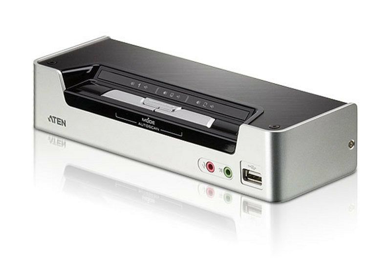 ATEN 2-Port USB HDMI/Audio KVMP Switch