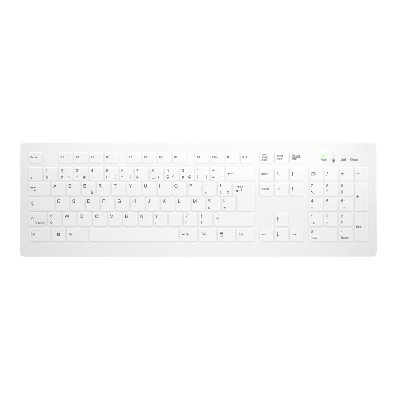 CONTOUR ACTIVE KEY Clavier AK-C8112 sans fil FR blanc