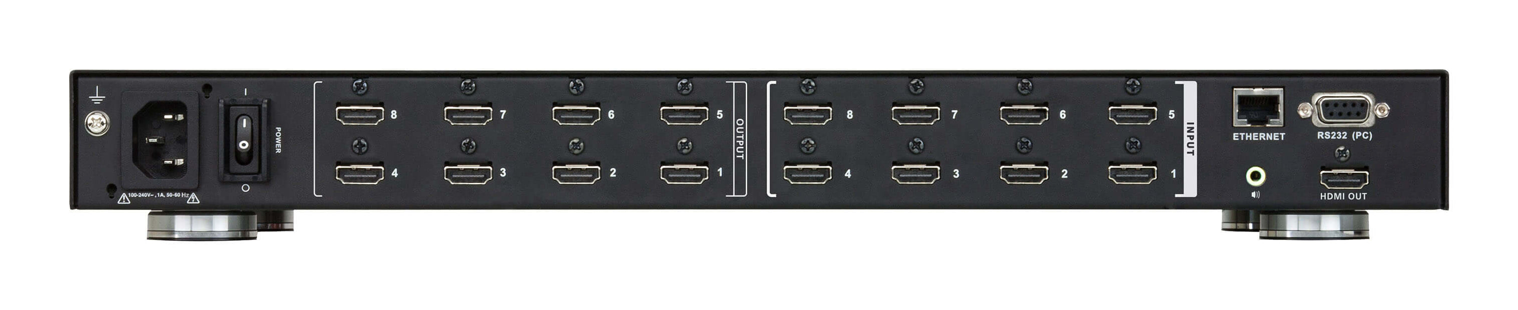 ATEN PREMIUM VM5808HA MATRICE-SCALER HDMI 8 X 8 PORTS