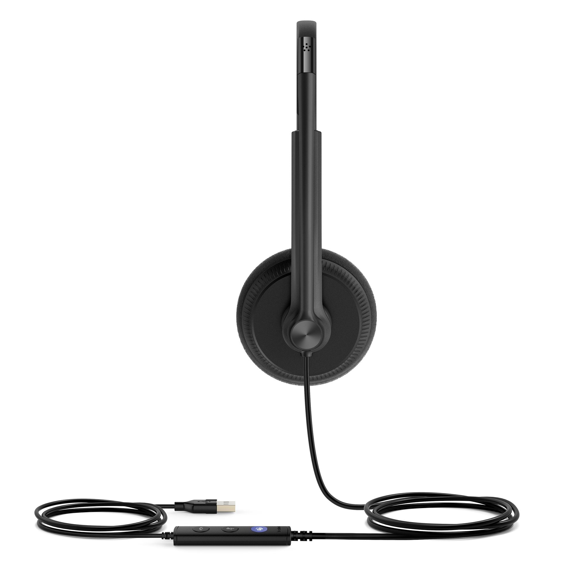 Yealink UH34 Lite Dual Teams Avec fil Arceau Bureau/Centre d'appels USB Type-A Noir