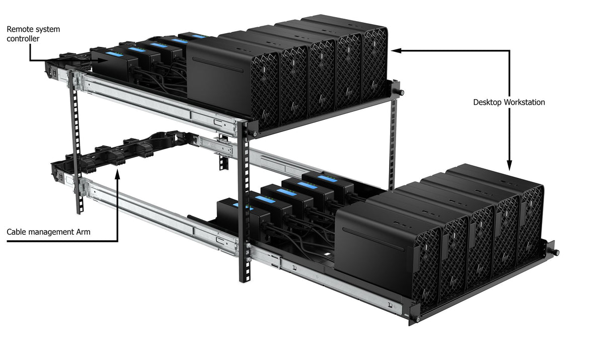 HP Z2 G1a Mini Rail Rack Kit