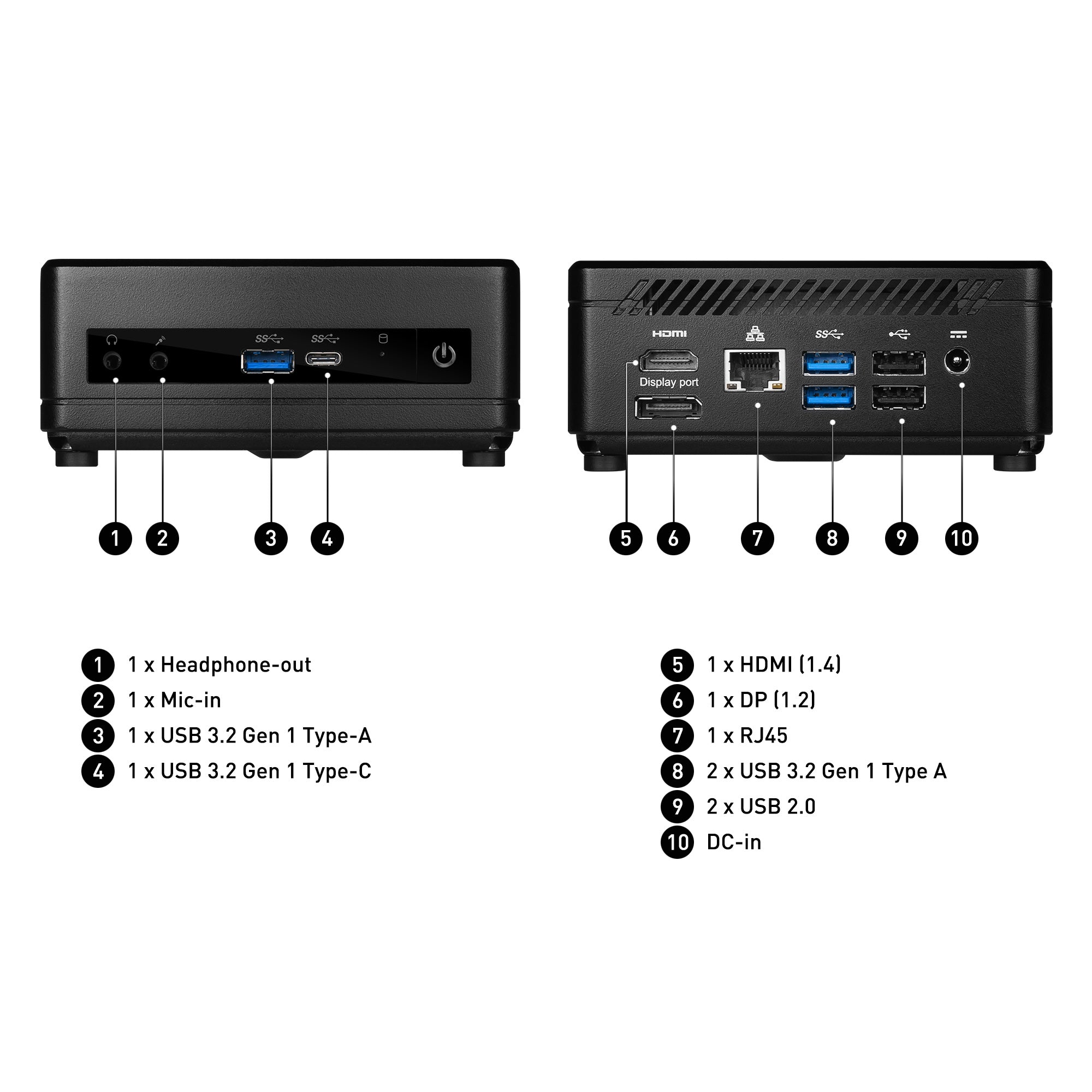 Cubi 5 10M-007BEU i7-10510U 1.8GHz 65W