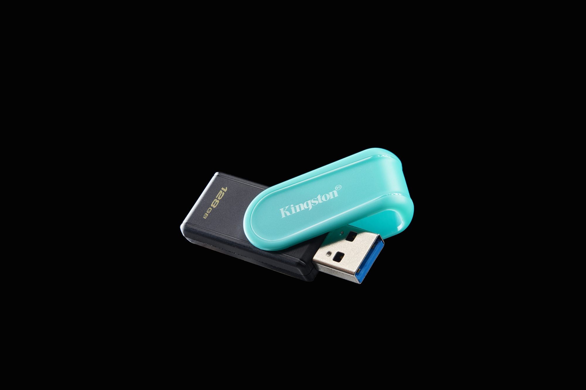 KINGSTON 128Go Portable USB 3.2 Gen 1 DataTraveler Exodia S Black/Turquoise