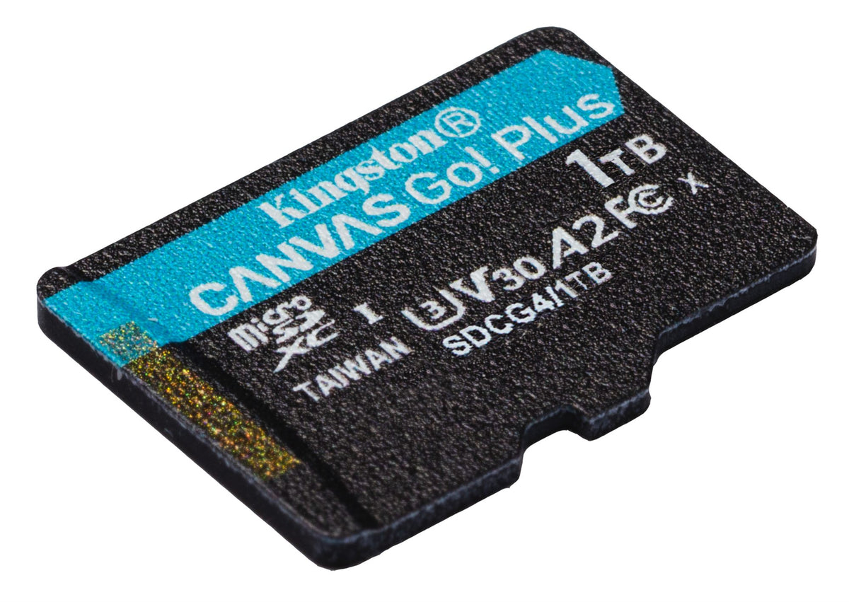 KINGSTON 1To microSDXC Canvas Go Plus Gen4 200R A2 U3 Single Pack w/o ADP