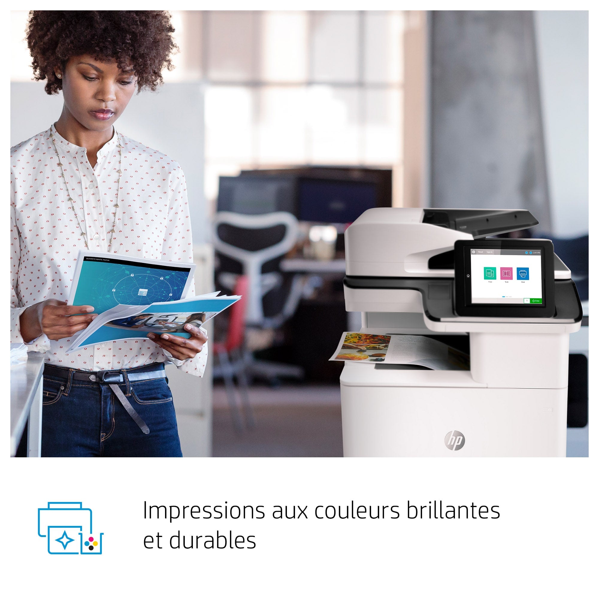 HP Color LaserJet Enterprise MFP M776dn MFP colour laser 297x864mm A3 46ppmcopy 46ppmprint 650 sheets USB 2.0 LAN Wi-Fi