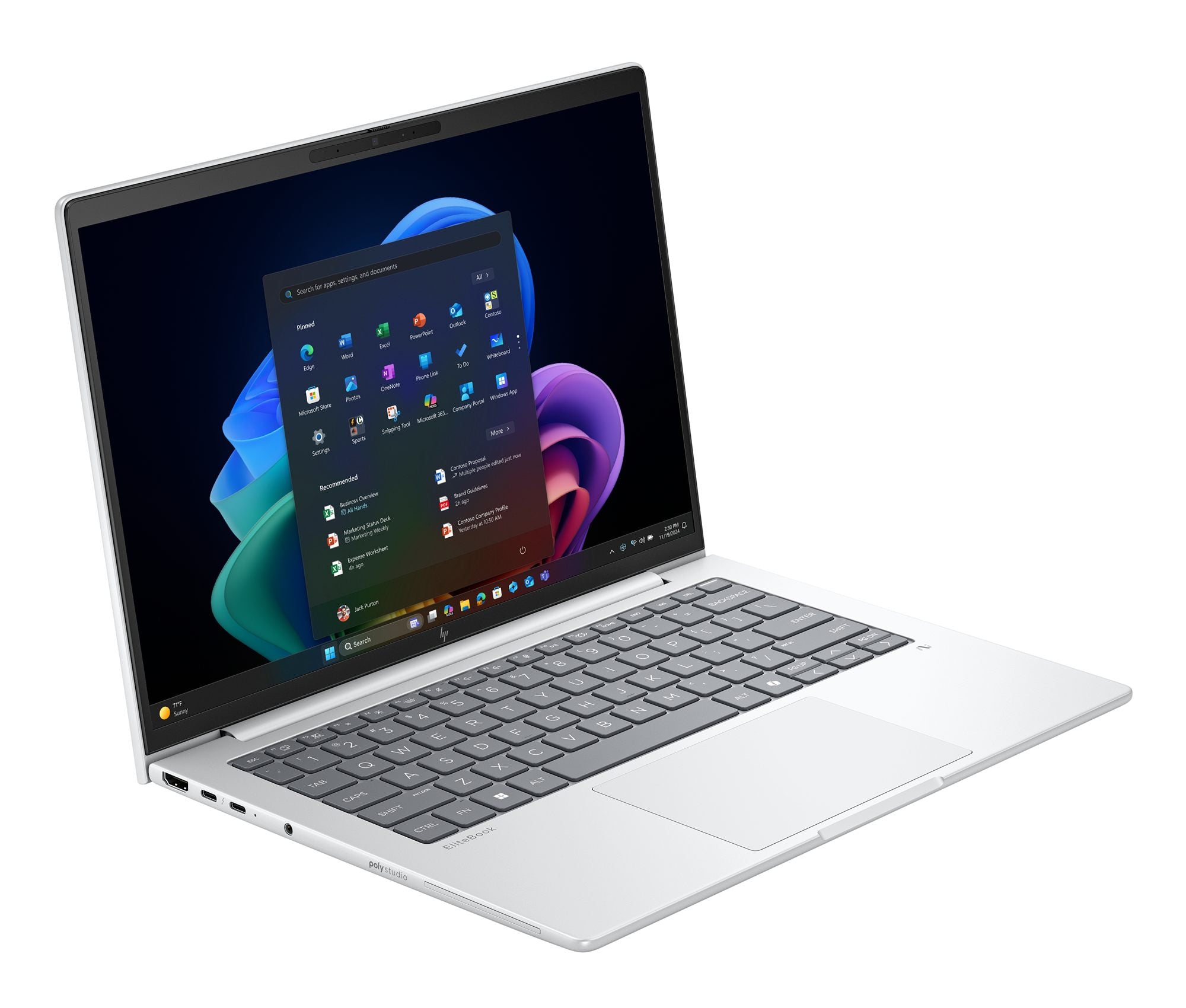 HP EliteBook 8 G1a IA Nouvelle génération AMD Ryzen AI 7 350 14p WUXGA 32Go 1To SSD UMA W11P Copilot + PC 3/3/0