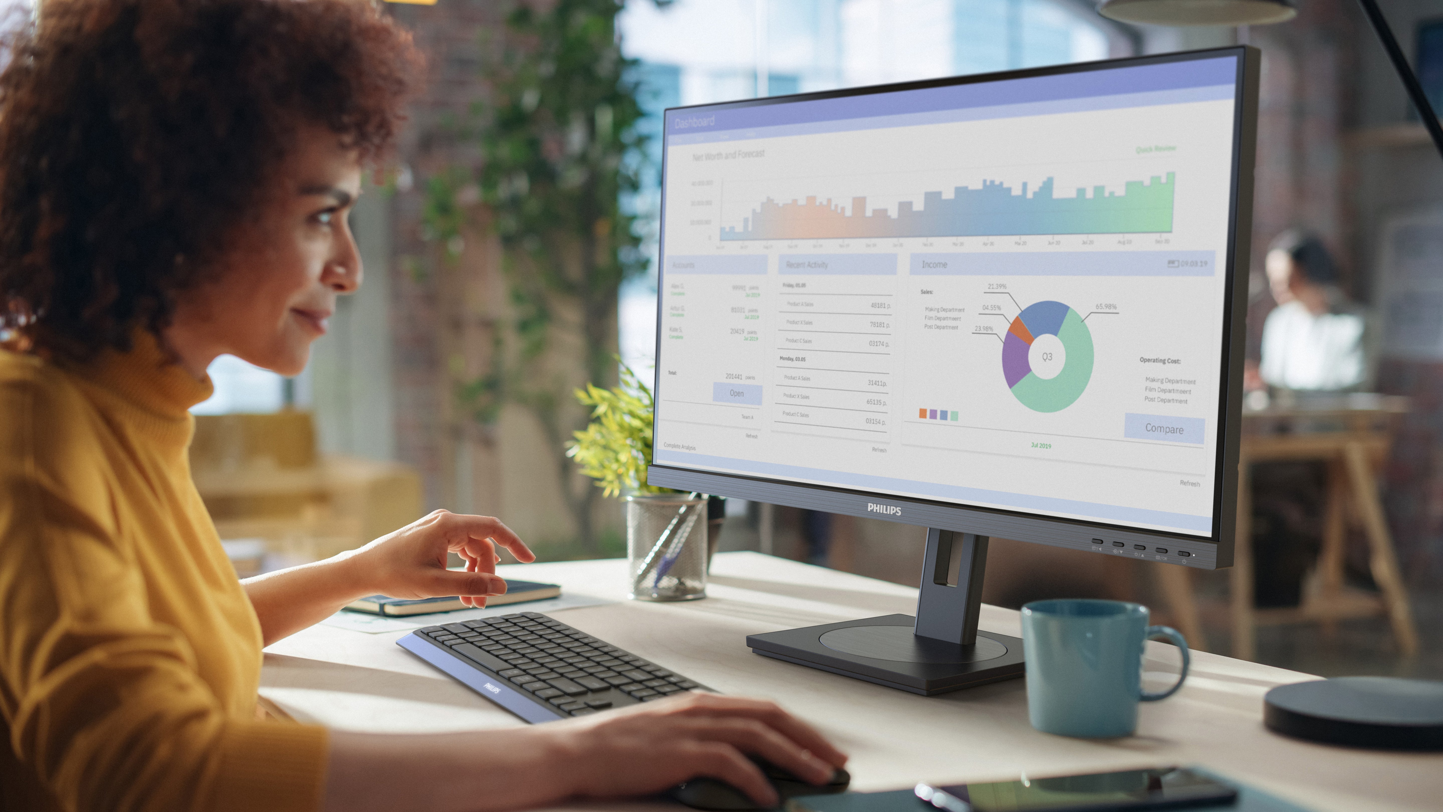 PHILIPS 27B1N3800/00 Ecran 27p UHD LED 16:9 IPS 60Hz 2xHDMI 2.0 DP 1.4