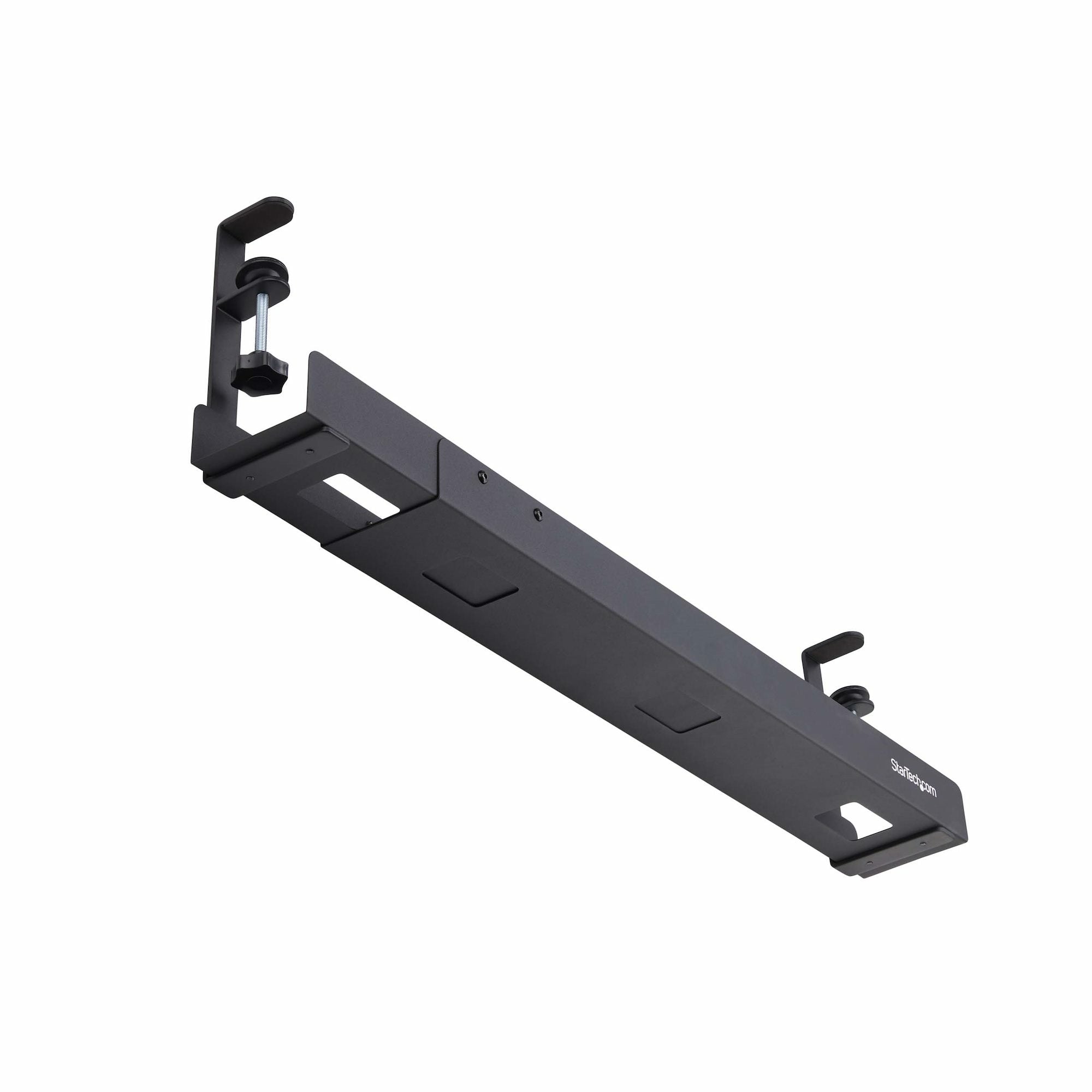 Under Desk Cable Management Tray Black