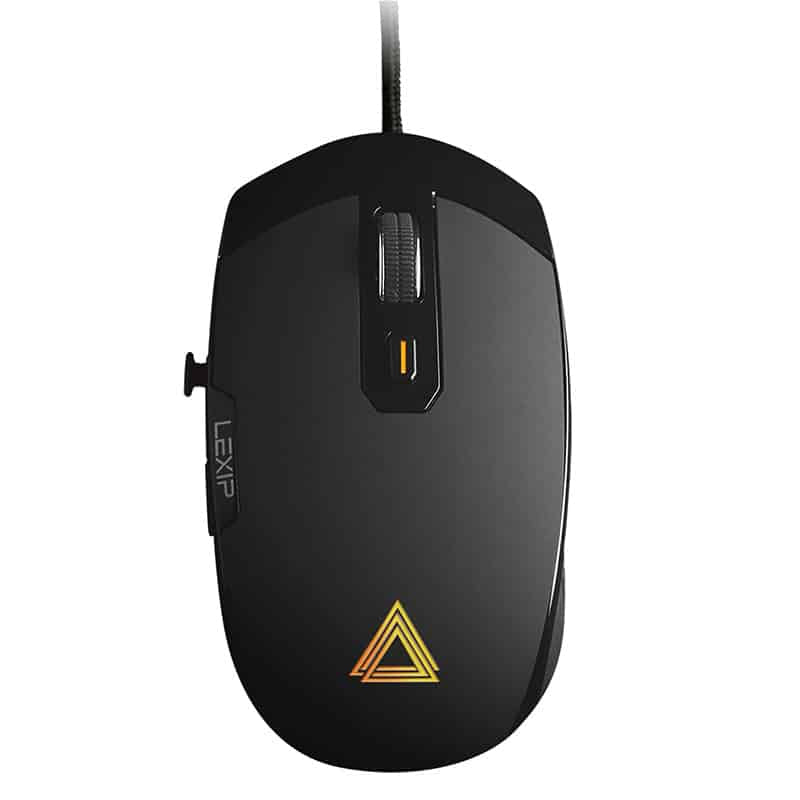 LEXIP 3D High performance Mouse CAD and Gaming uitive 3D movement thumb joystick 6 program. Buttons wired 12000dpi ceramic glider