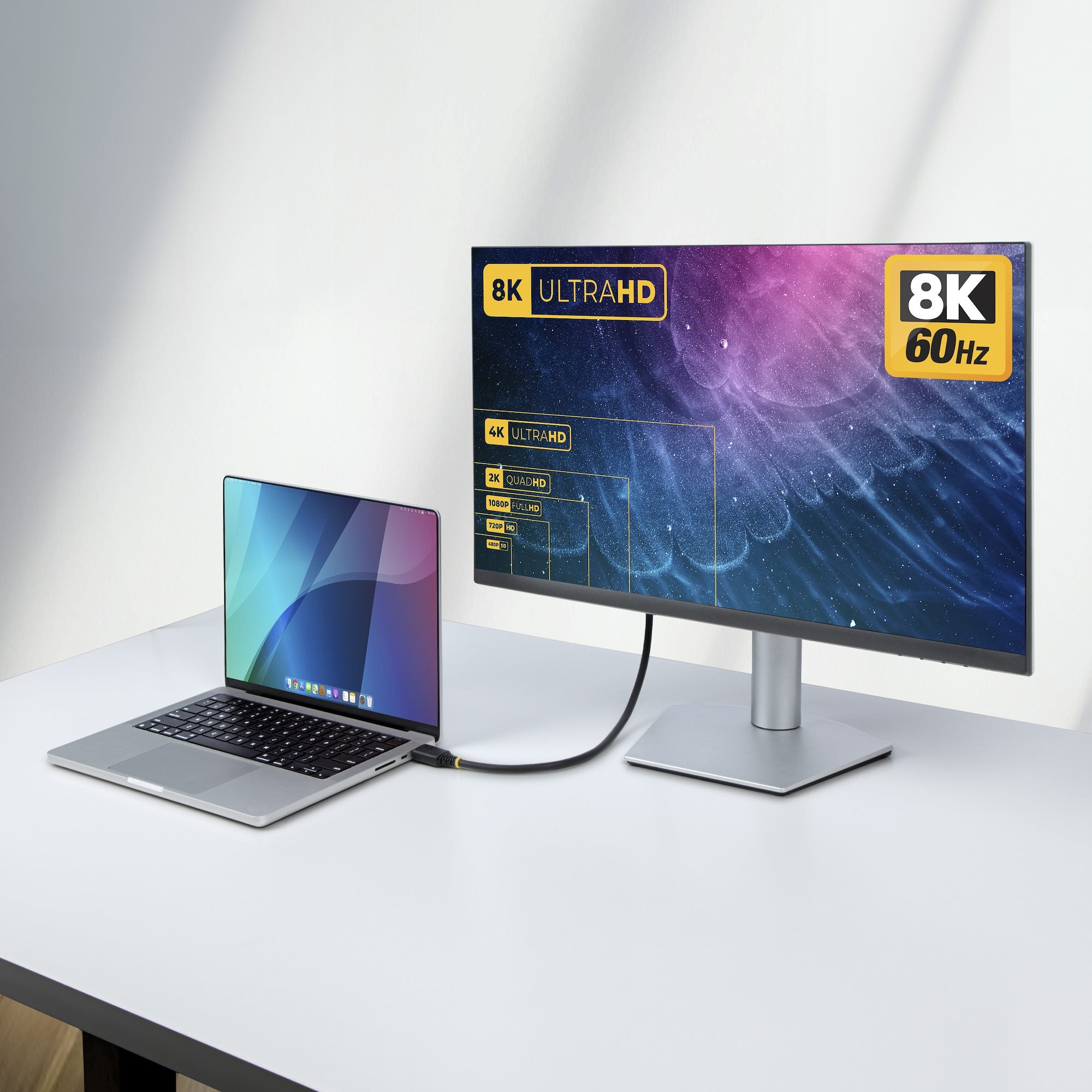 1m 3.3ft HDMI 2.1 Cable 8K Certified