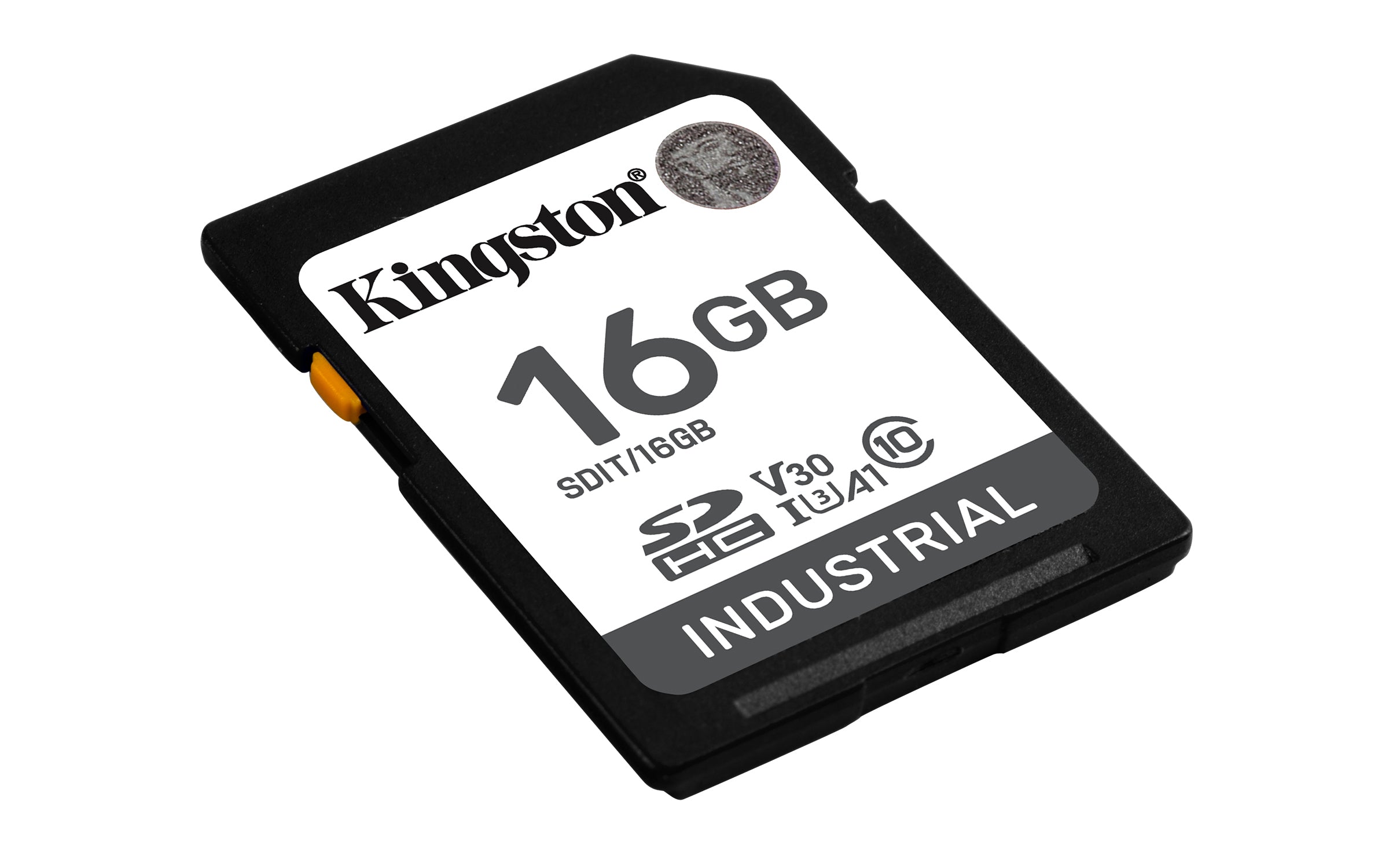 KINGSTON 16Go SDHC Industrial -40C to 85C C10 UHS-I U3 V30 A1 pSLC