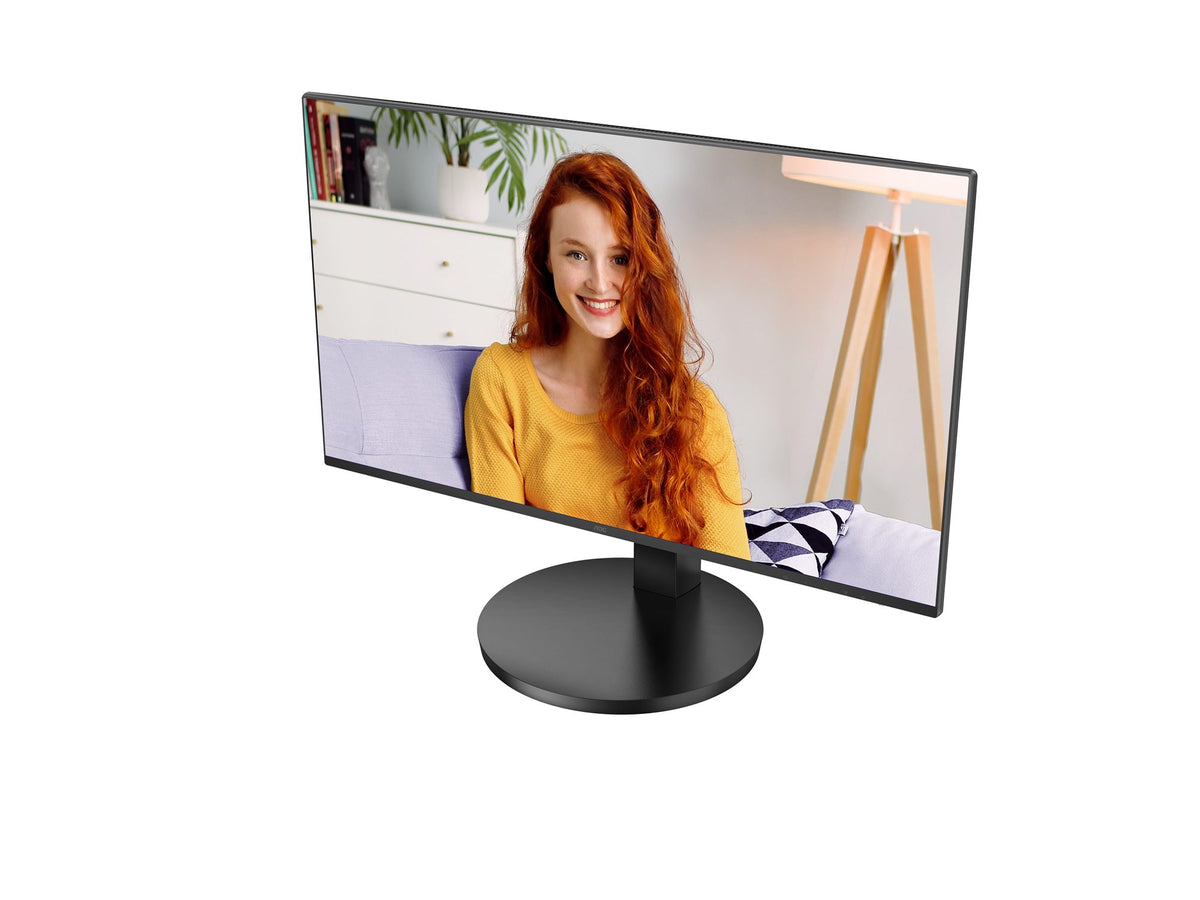 AOC 24B3CF2 - Écran 24" -1920 x 1080 Full HD (1080p) @ 100 Hz - IPS - 250 cd/m² - 1300:1 - 1 ms - HDMI, USB-C - haut-parleurs - noir