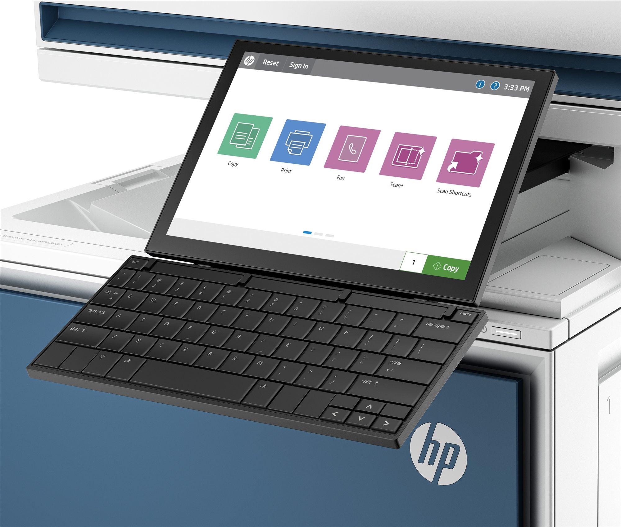 HP LaserJet Enterprise Flow MFP 5800zf MFP colour laser A4 43ppm Copy 43ppm Print 650sheets LAN imprimante laser multifonction