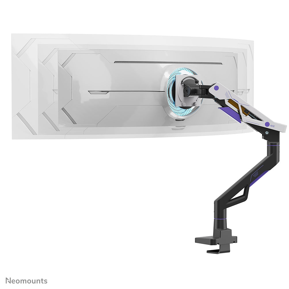 NEOMOUNTS ACE DS70-256BL1-Support à fixer gaming pour écran simple - 24-57" - 2-30 kg -ressort à gaz - arrêt à 180°- inclinaison