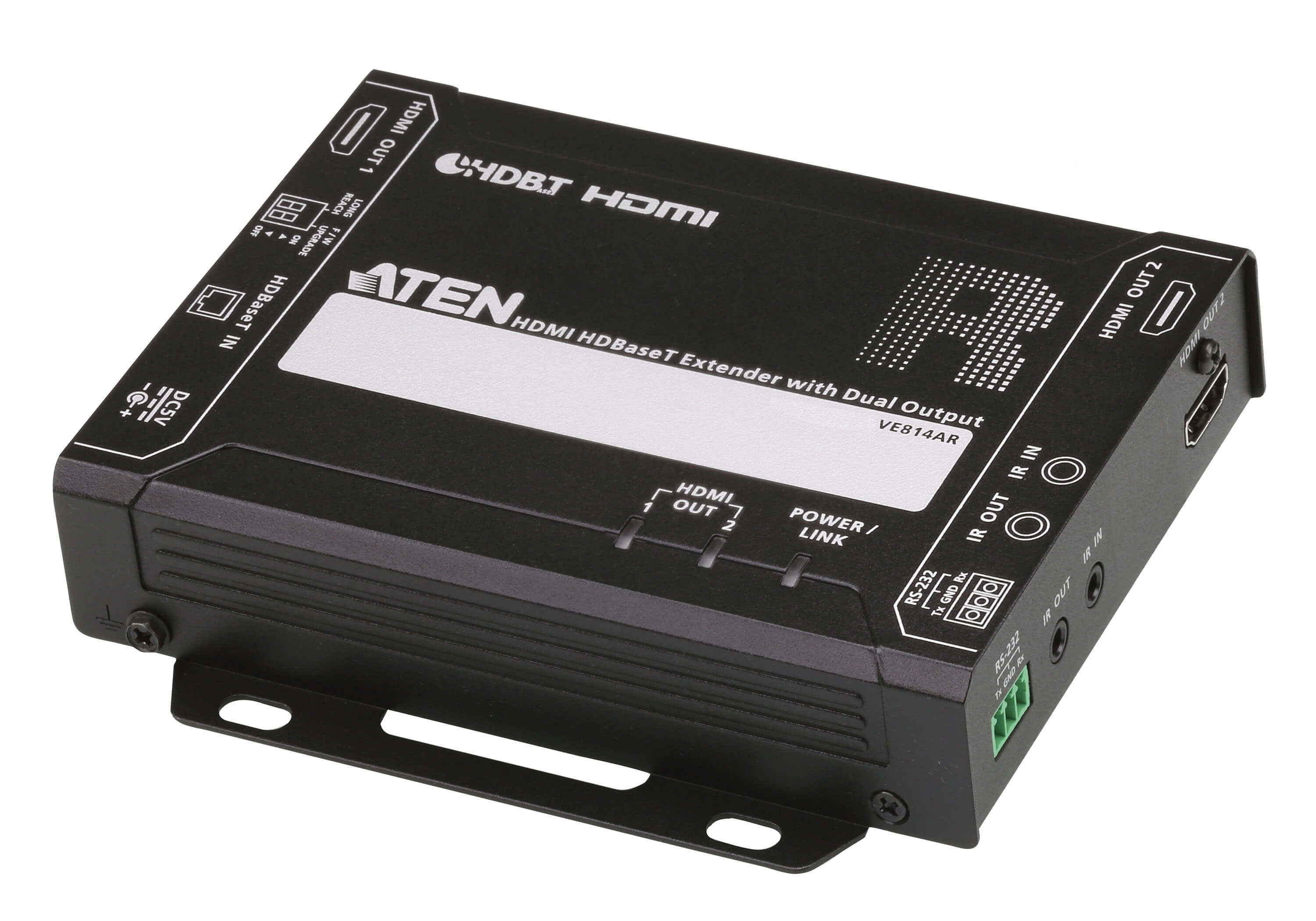 ATEN VE814AR Récepteur seul HDBaseT HDMI avec 2 sorties