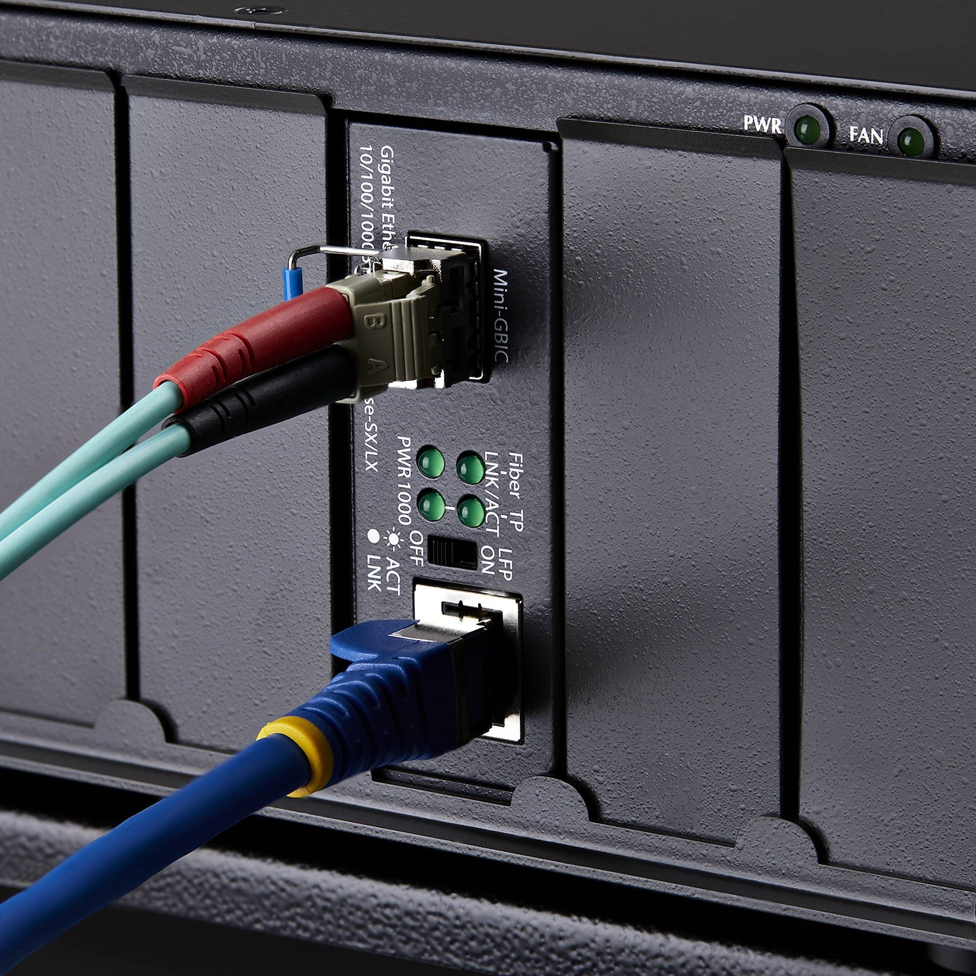 Gigabit SM LC Fiber Media Converter 20km