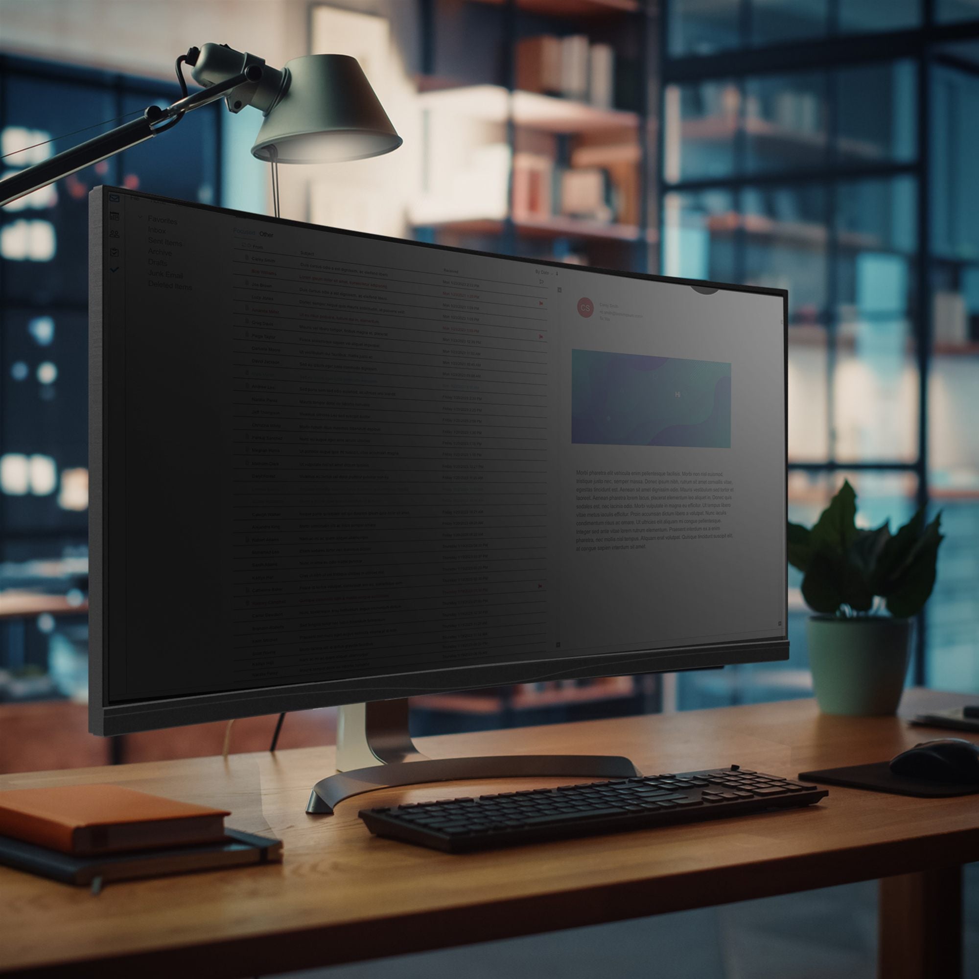 34 in Monitor Privacy Screen/Filter 21:9