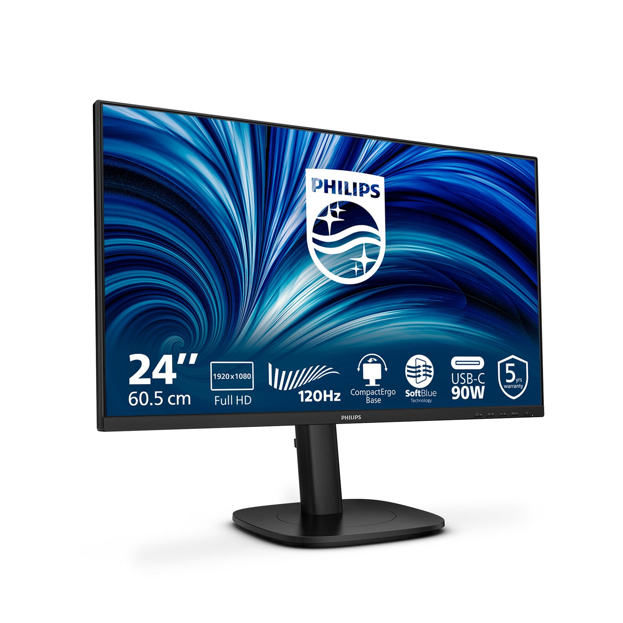 PHILIPS 24B2U3301/00 23.8p IPS FHD 60Hz 300cd/m2 4ms HDMI 1.4 DP 1.4 USB-C USB-Ax4 RJ45 Speakers pivot