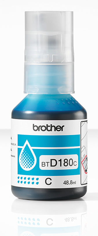 BROTHER Cyan ink bottle yield up to 5.000 pages