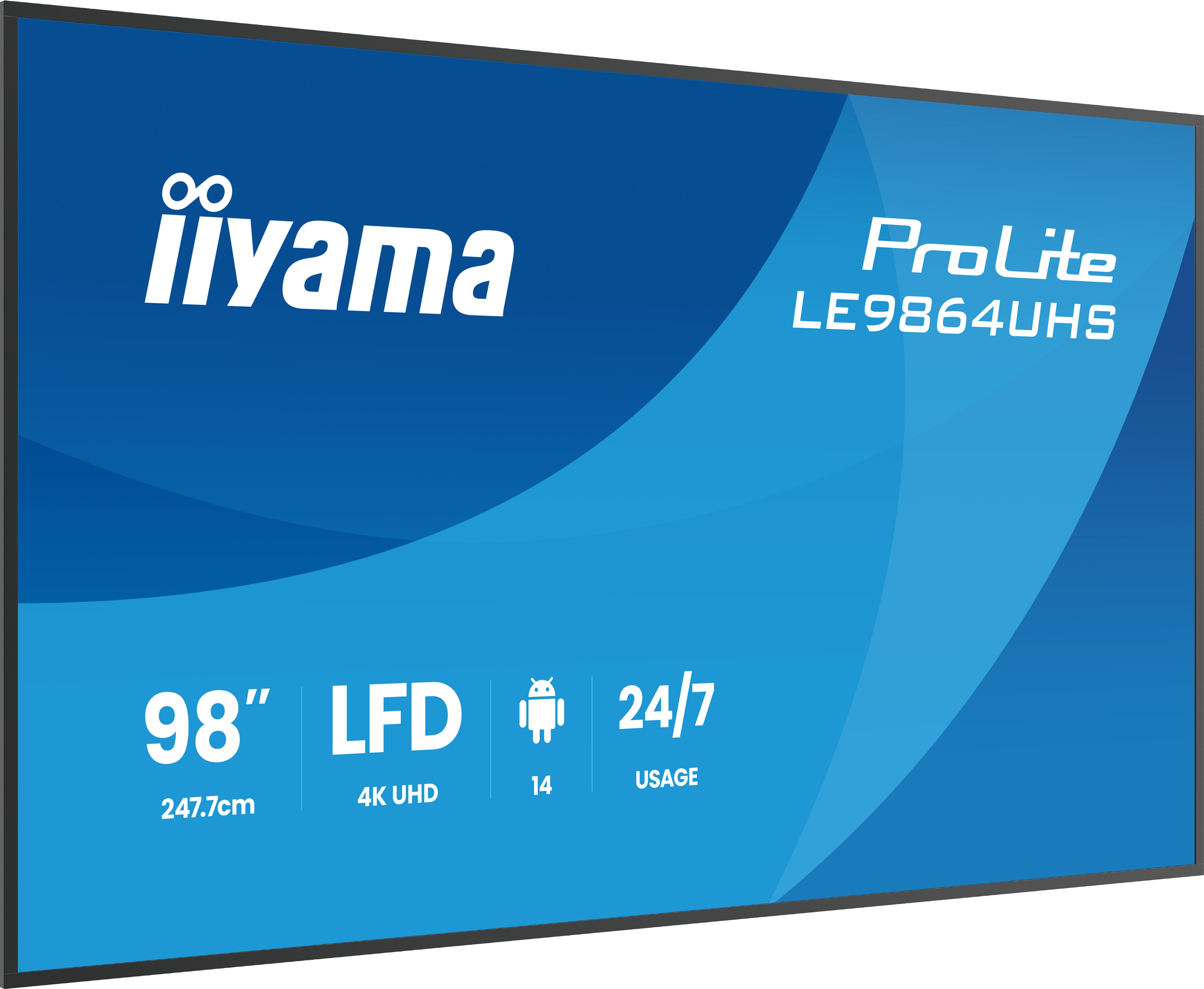 98" 3840x2160 UHD VA Haze 25% 500cd