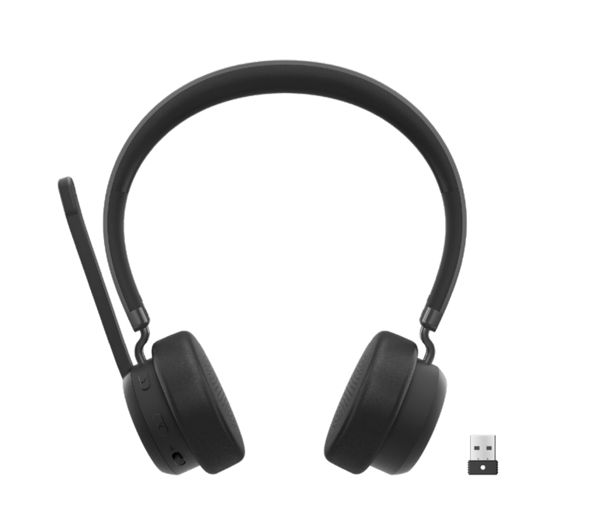 LENOVO - Micro-casque - Bluetooth - sans fil - USB-A via adaptateur Bluetooth - Certifié pour Microsoft Teams - ThinkRed
