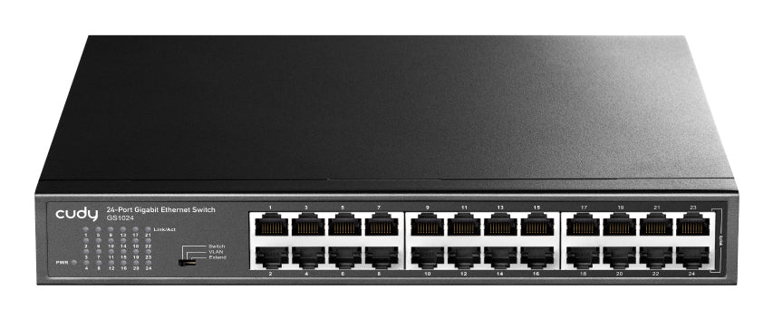 Cudy GS1024 commutateur réseau Non-géré Gigabit Ethernet (10/100/1000) Noir
