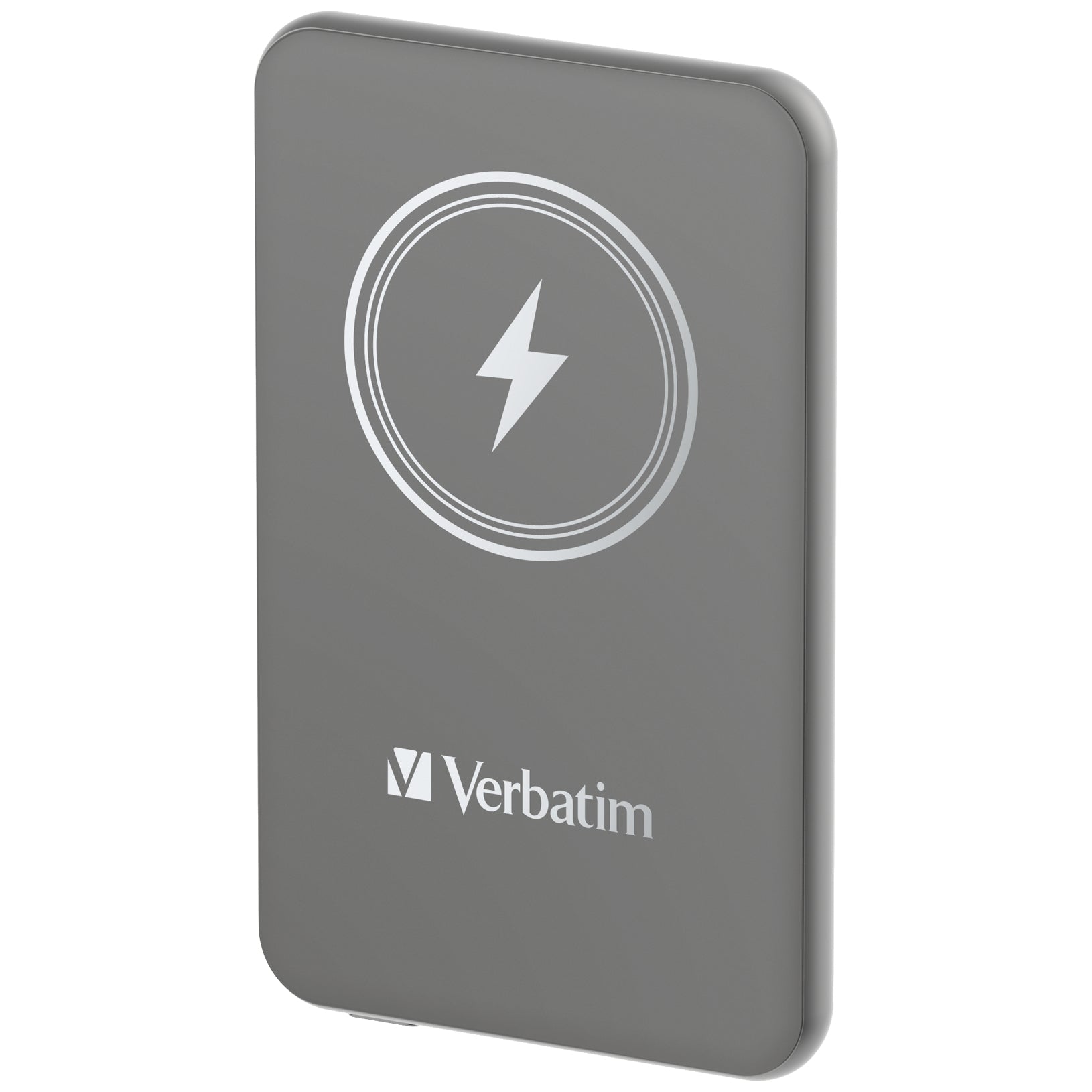 VERBATIM CHARGE N GO MAGNETIC WIRELESS POWER BANK 5000 GREY WCF (P)