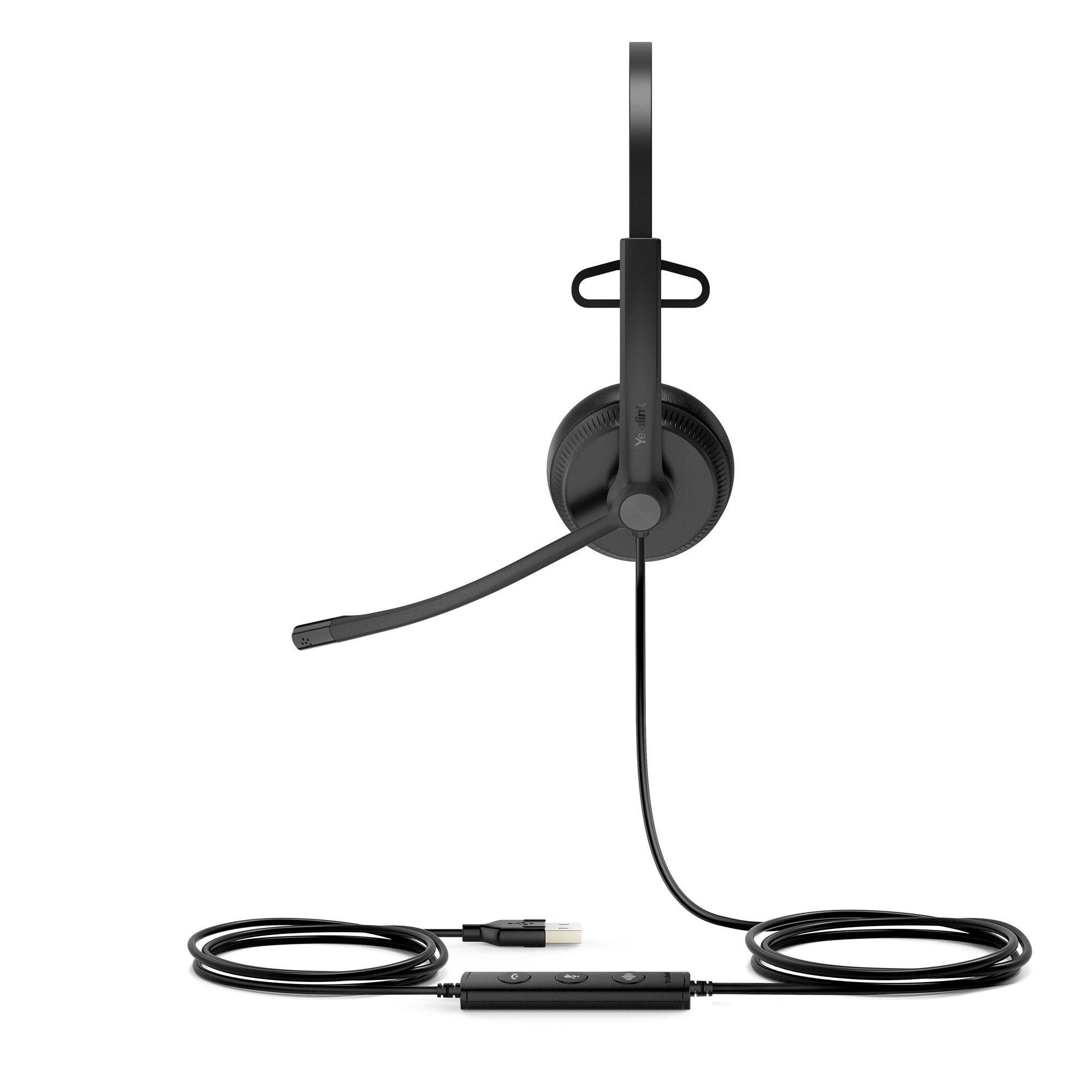 Yealink UH34 Mono UC Avec fil Arceau Bureau/Centre d'appels USB Type-A Noir