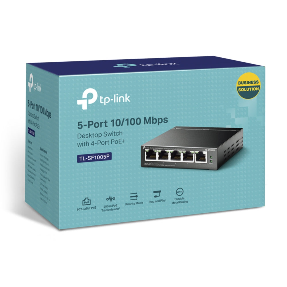 5-Port 10/100Mbps Desktop Switch PoE