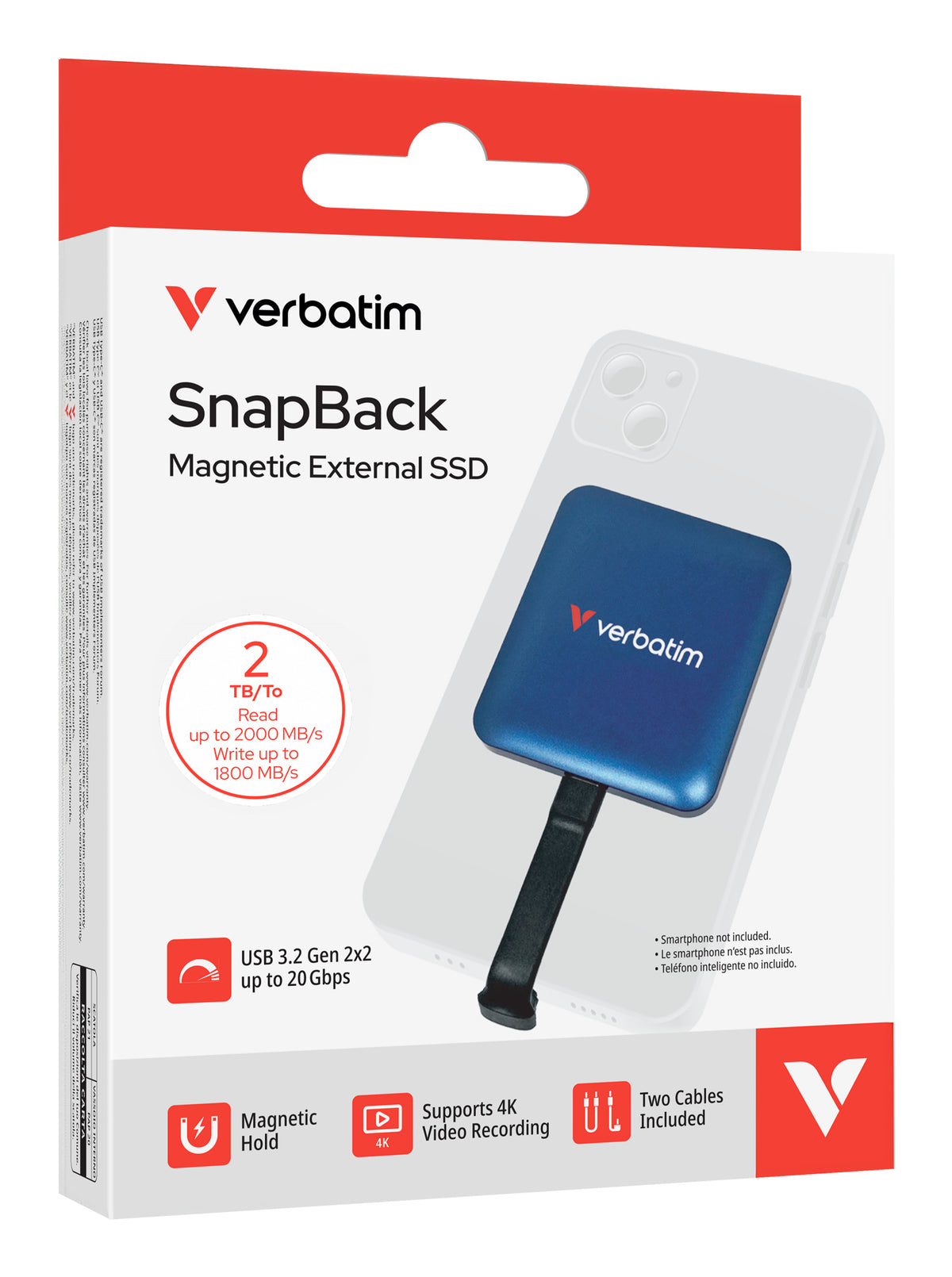 SnapBack SSD 2TB Blue Metallic