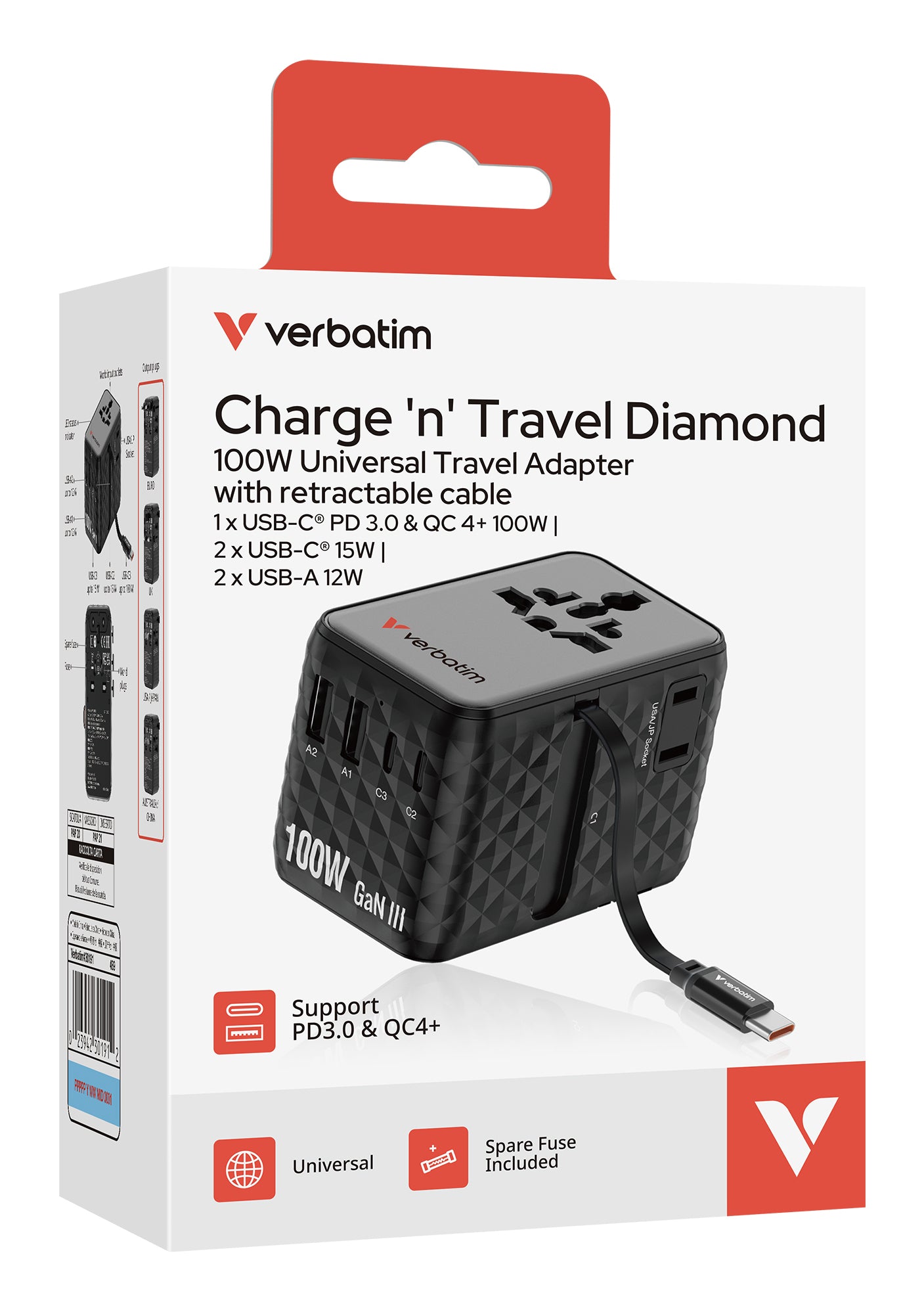 Charge ´n´ Travel 100W Universal Travel