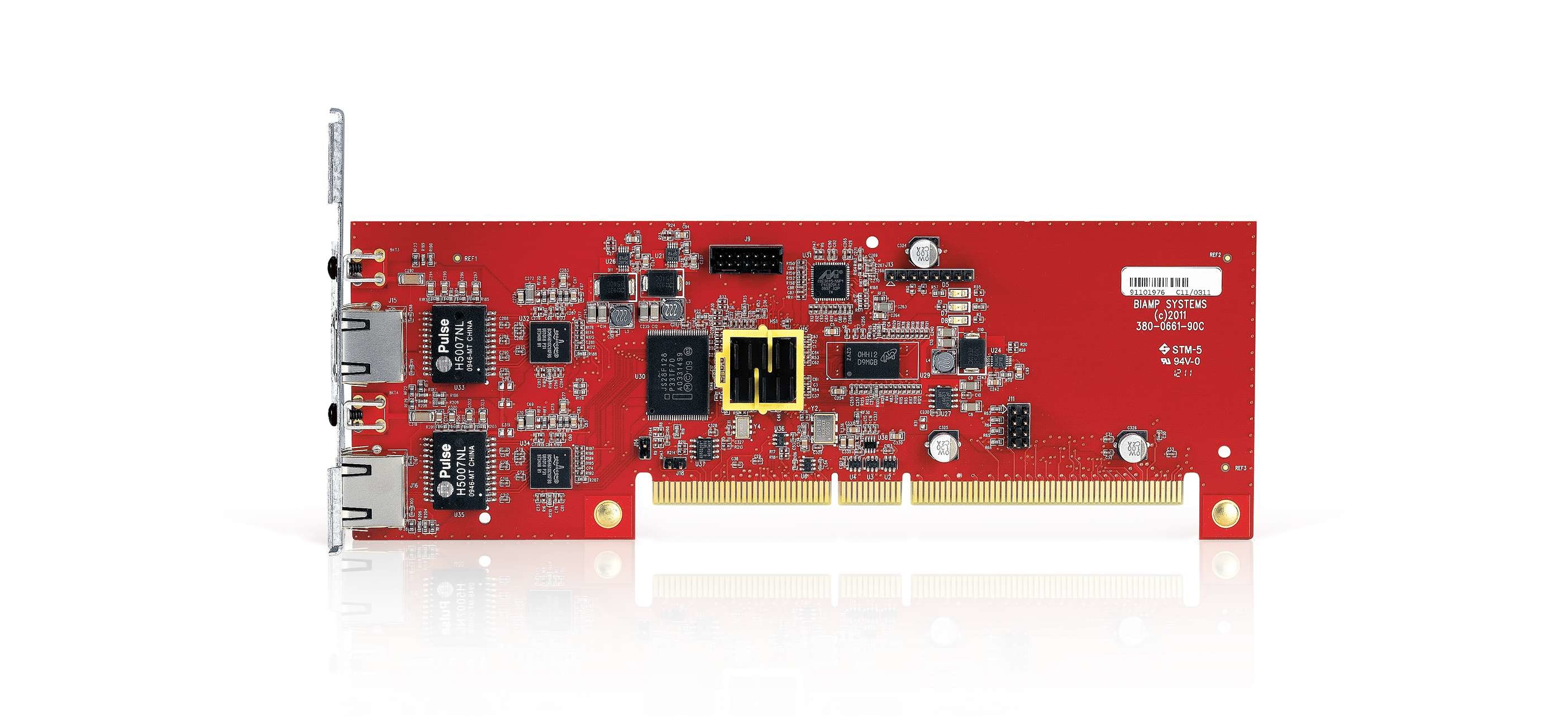 Biamp Tesira - AVB network card capable of up to 420x420 channels (Card Kit).