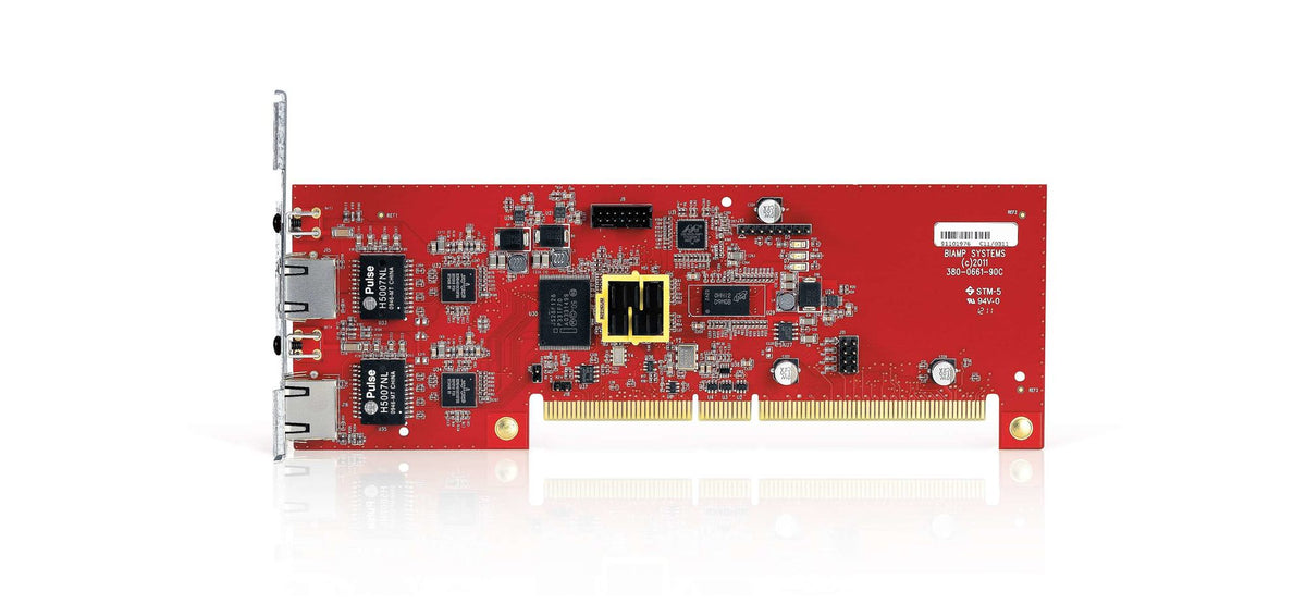 Biamp Tesira - AVB network card capable of up to 420x420 channels (Card Kit).
