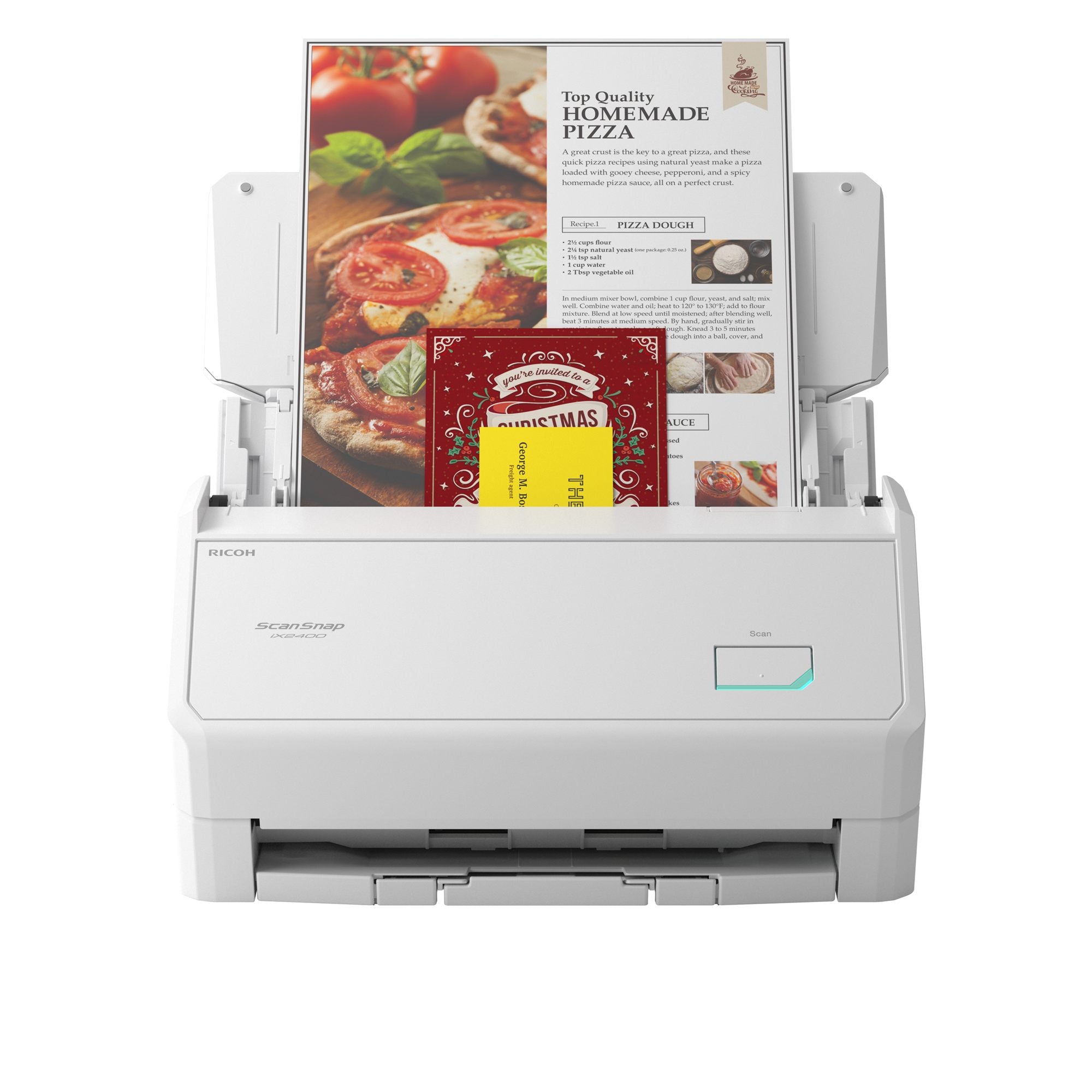 RICOH ScanSnap iX2400 45ppm/90ipm White A4 Duplex ADF USB 3.2