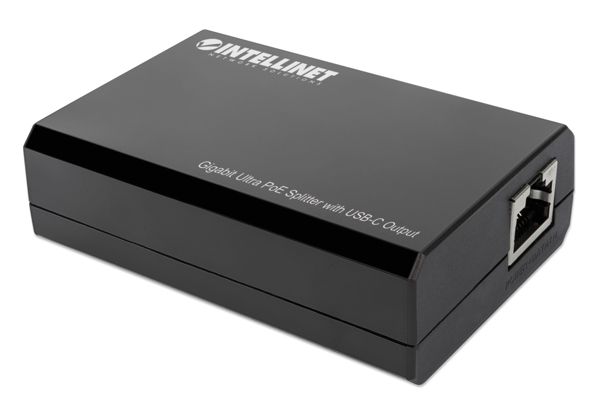 Intellinet 561693 séparateur voix-données Connexion Ethernet, supportant l'alimentation via ce port (PoE) Noir