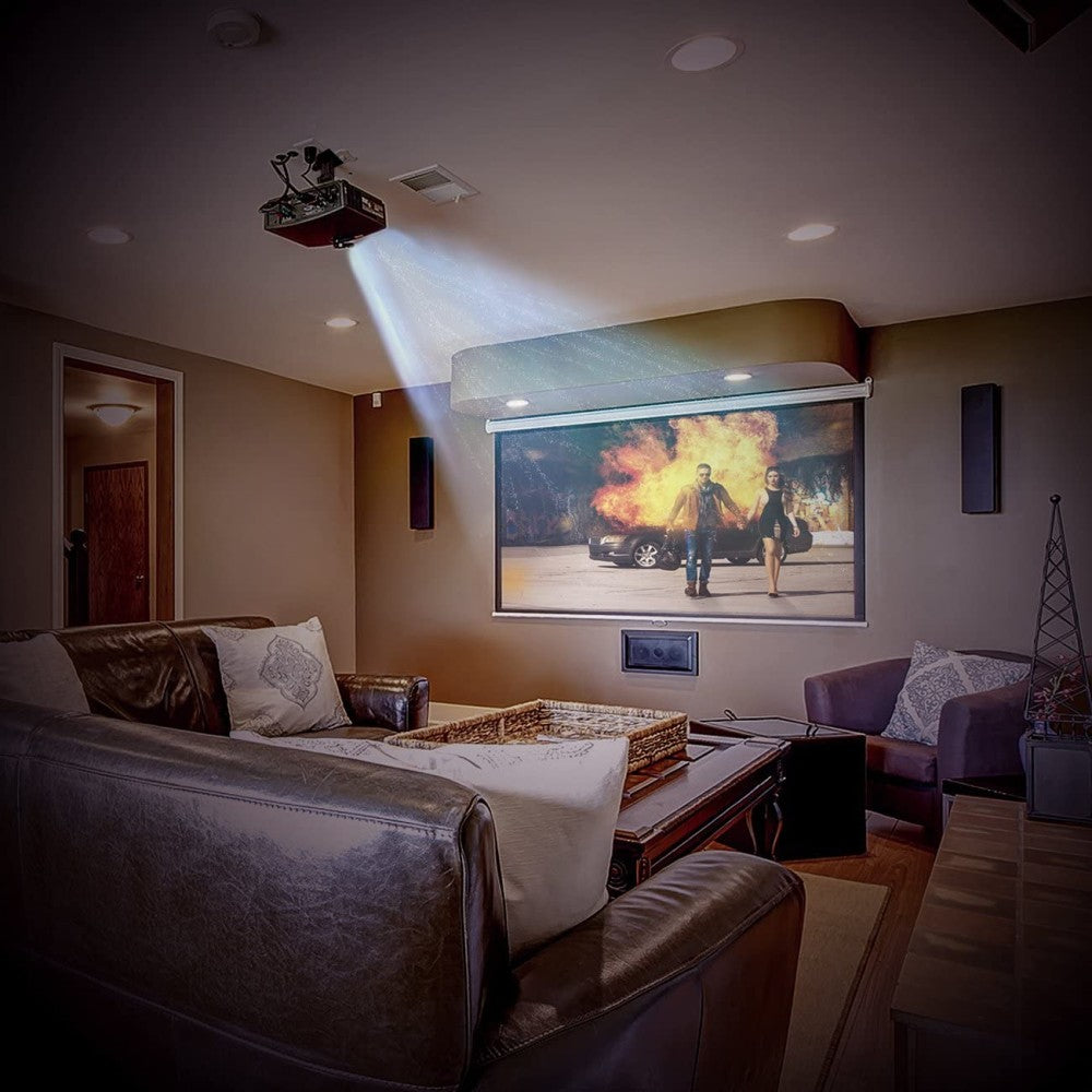 Support de projecteur au plafond rotatif noir Techly ICA-PM 100BK 22cm