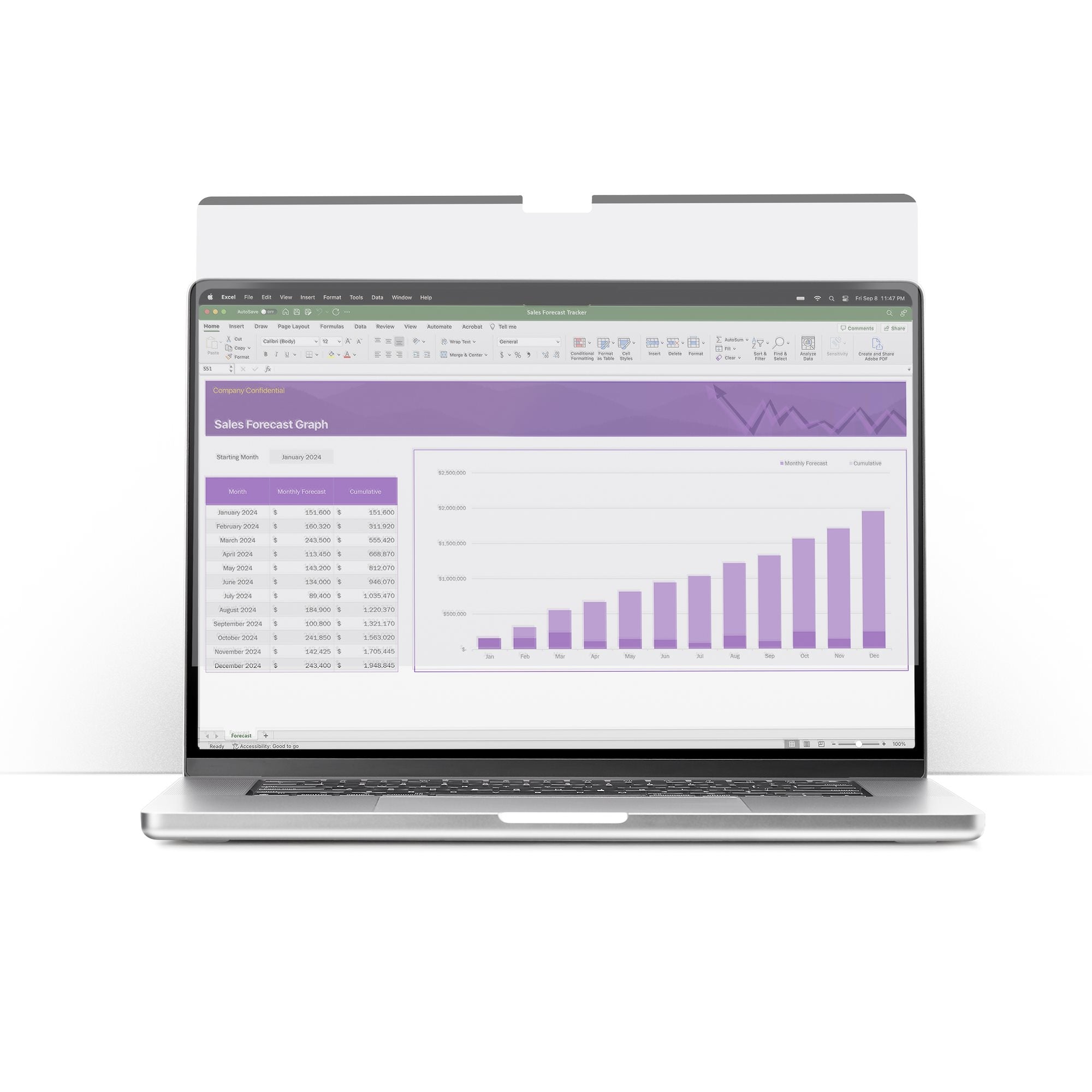 16in MacBook Pro Laptop Privacy Screen
