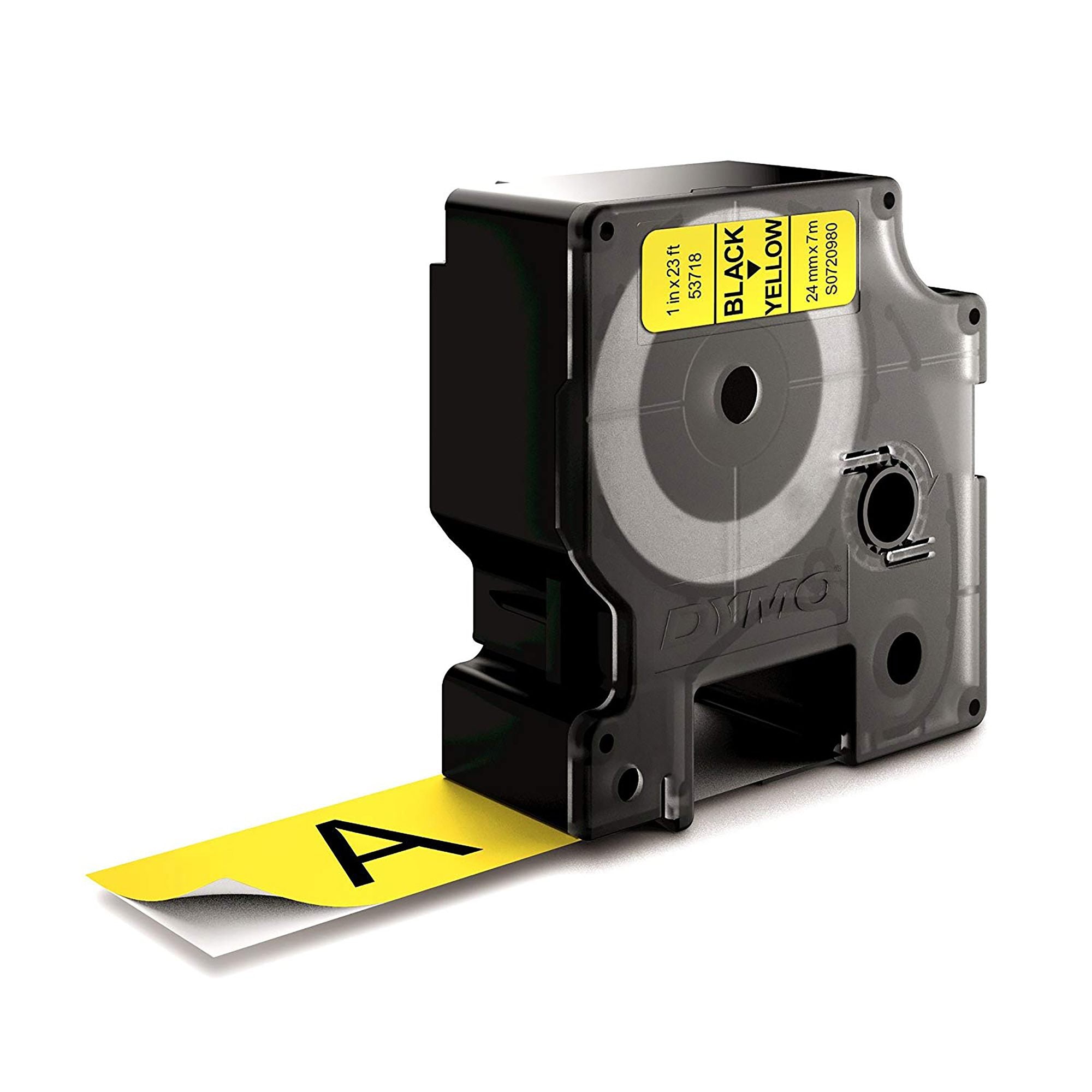 Ruban 24MM noir sur jaune pour labelmanager 300/450