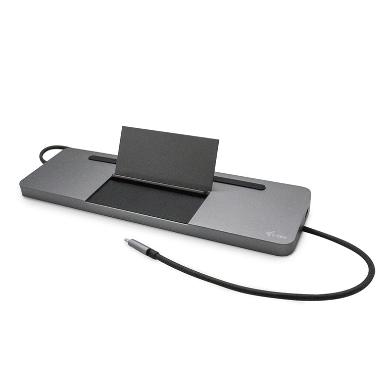 I-TEC USB-C Metal 4K 3xDisplay DS 1xHDMI 1xVGA 1xDP 1xSD+1xmicroSD Cardreader 1xGLAN 1x3.5mm Audio 2xUSB 3.0 2xUSB 2.0 1xUSB-C PD