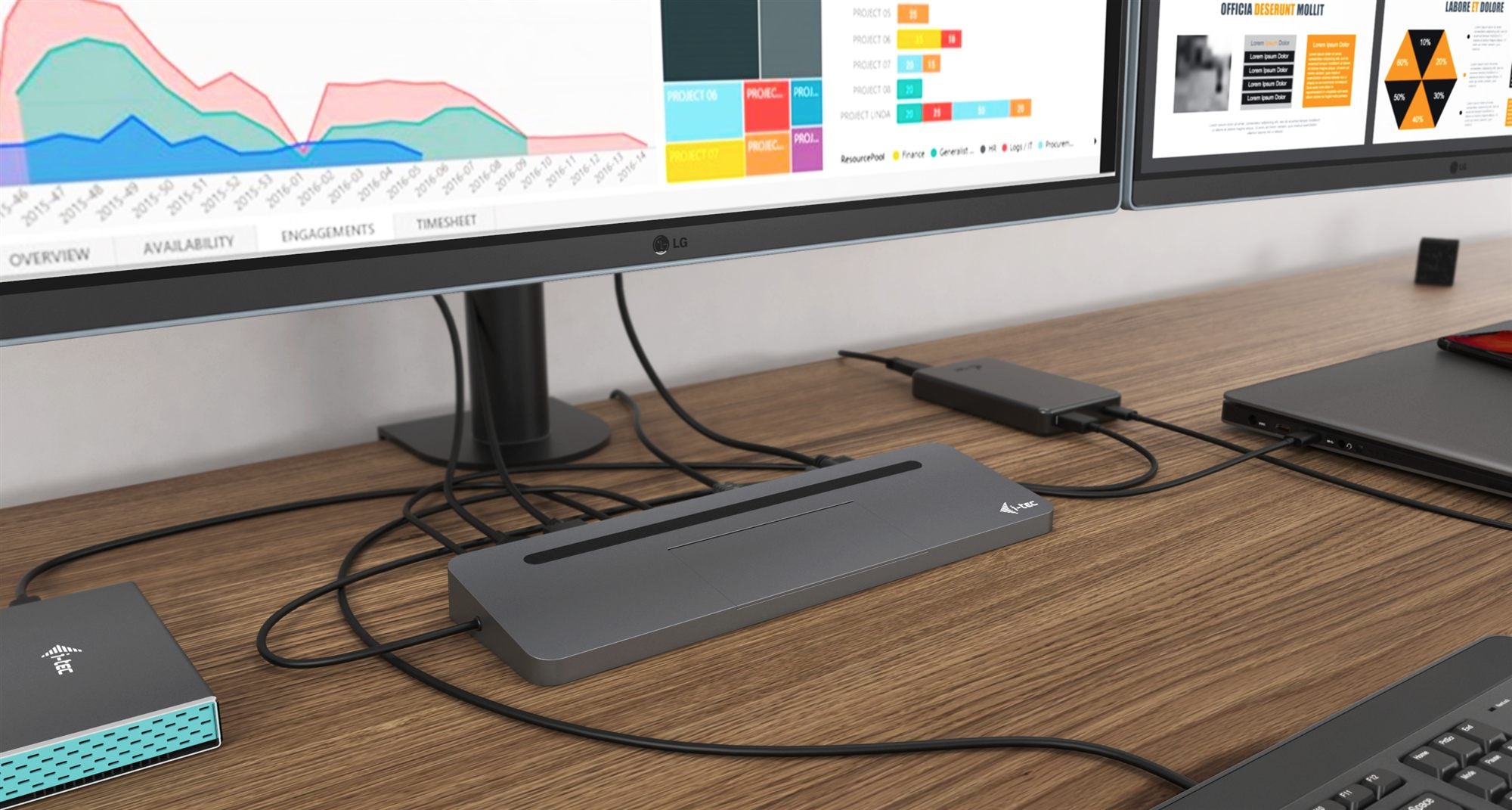 I-TEC USB-C Metal 4K 3xDisplay DS 1xHDMI 1xVGA 1xDP 1xSD+1xmicroSD Cardreader 1xGLAN 1x3.5mm Audio 2xUSB 3.0 2xUSB 2.0 1xUSB-C PD