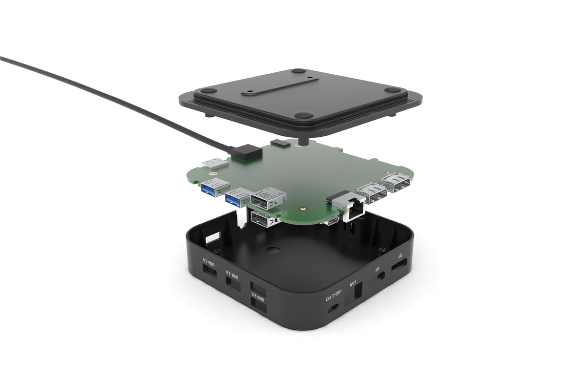 I-TEC USB-C Dual Display MST DS 2xDP 1xGLAN 3xUSB 3.1 2xUSB 2.0 1xUSB-C-DatA 1xAudio/Mic Jack 1x100W USB-C PD + Charger 112W