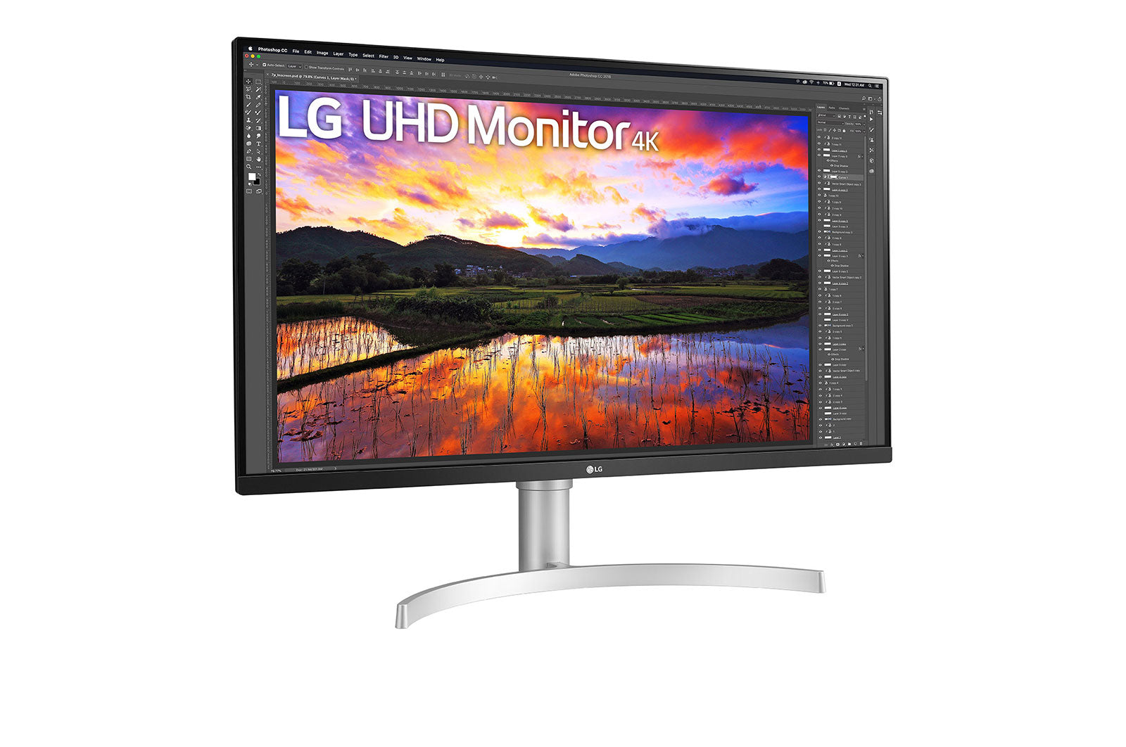 ECRAN LG 32 Aluminium/Blanc 32UN650-W.BEU 16:9 IPS 5ms UHD 4K 3840x2160 350cd/m