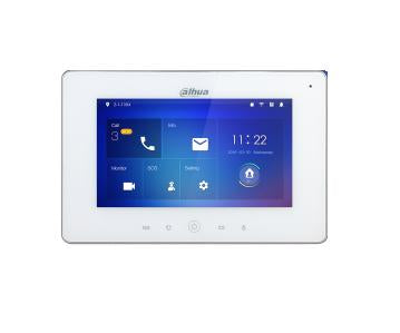 "Dahua VTH5221DW-S2 Moniteur Tactile 7"", 1024x600, Surveillance IP, Intégration d'Alarme, Wi-Fi, PoE"