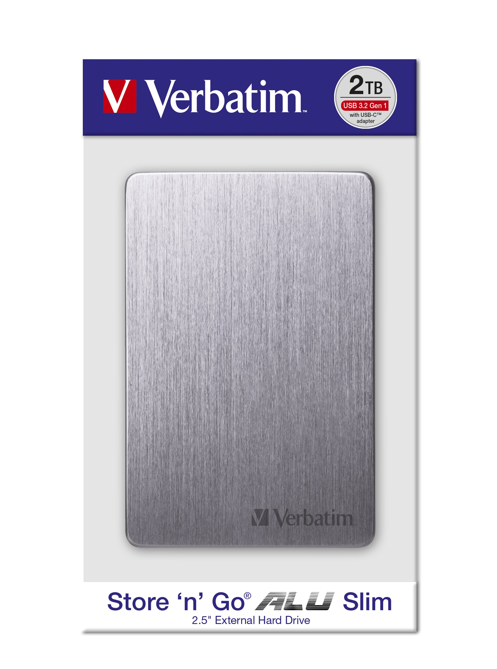 VERBATIM STORE´N´GO ALU SLIM 2.5" 6.35C