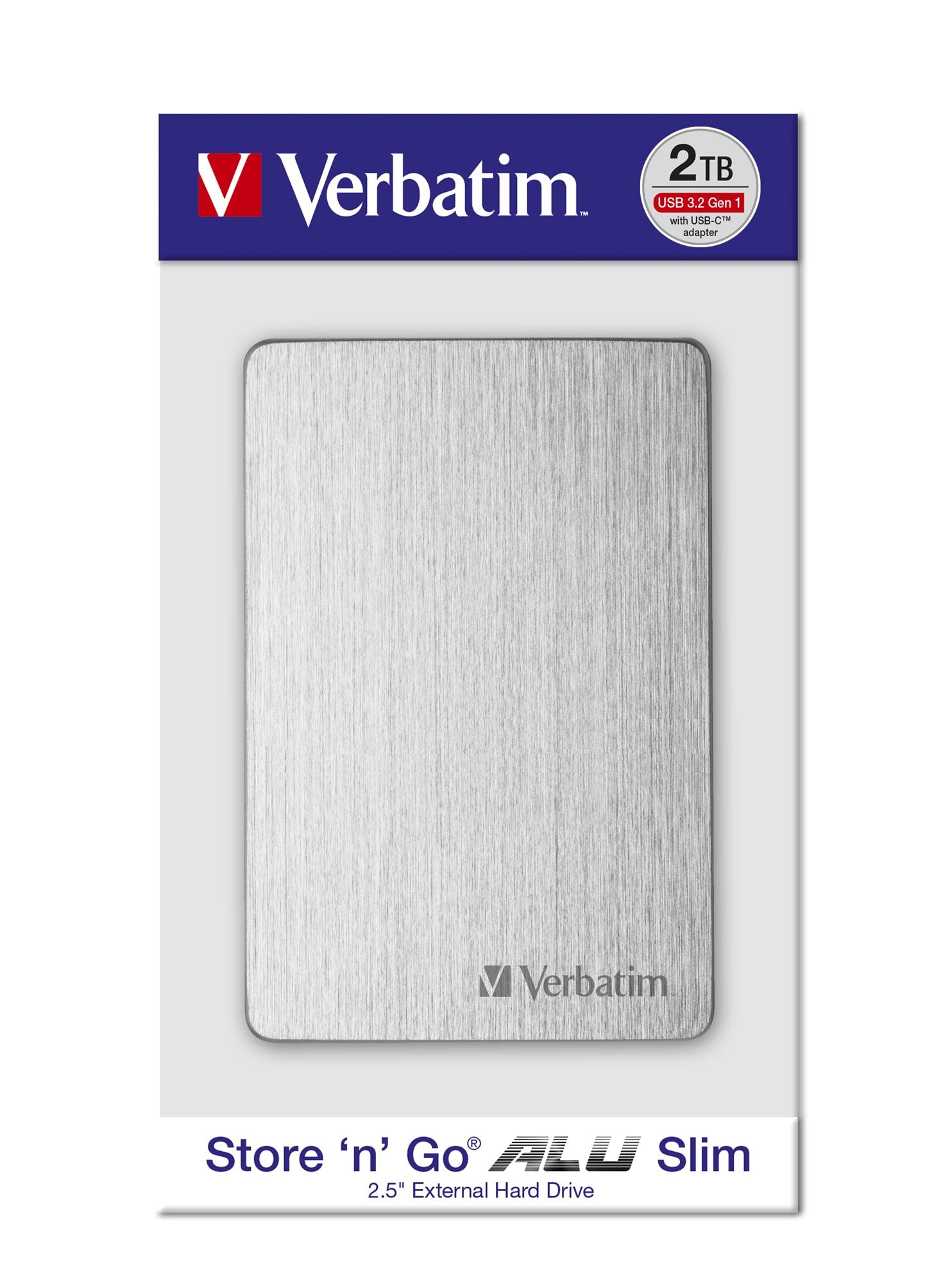 VERBATIM STORE´N´GO ALU SLIM 2.5" 6.35C