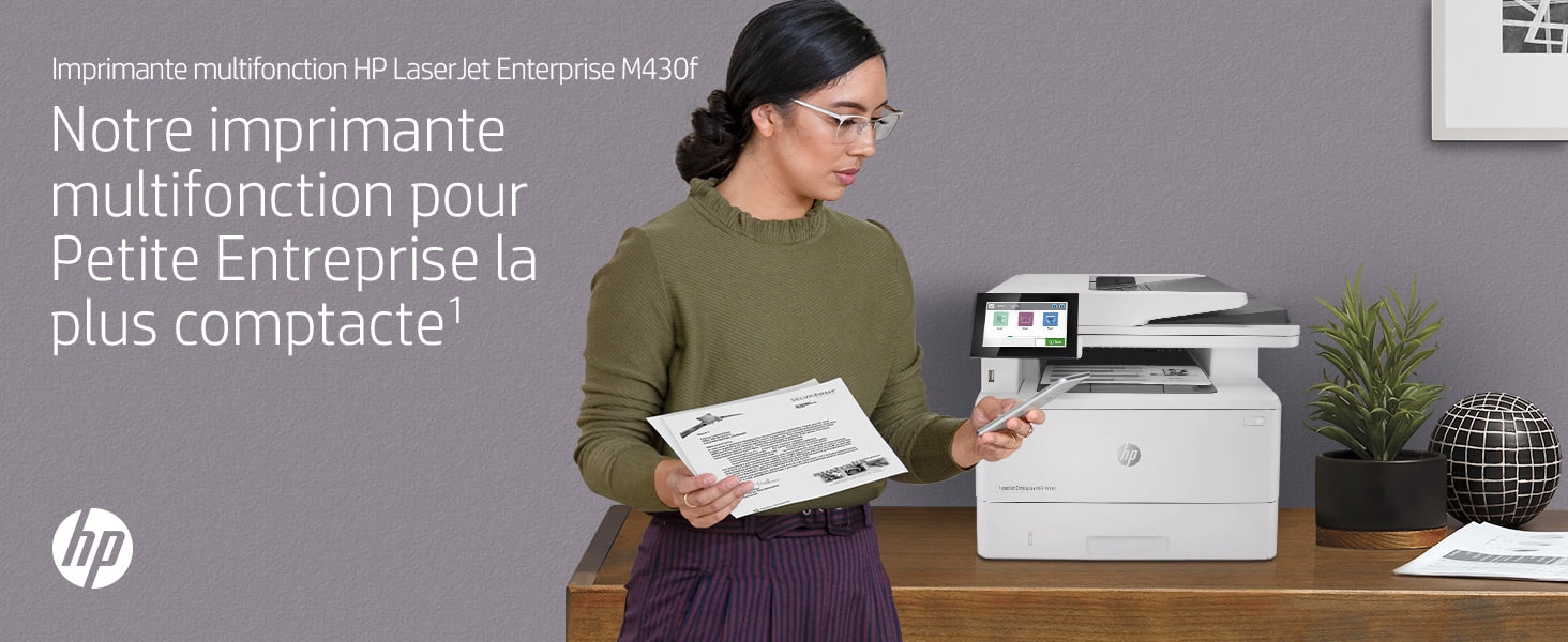 HP LaserJet Enterprise MFP M430f MFP Mono laser 216x297mm A4 38ppm Copy 40ppm Print 350sheets USB LAN