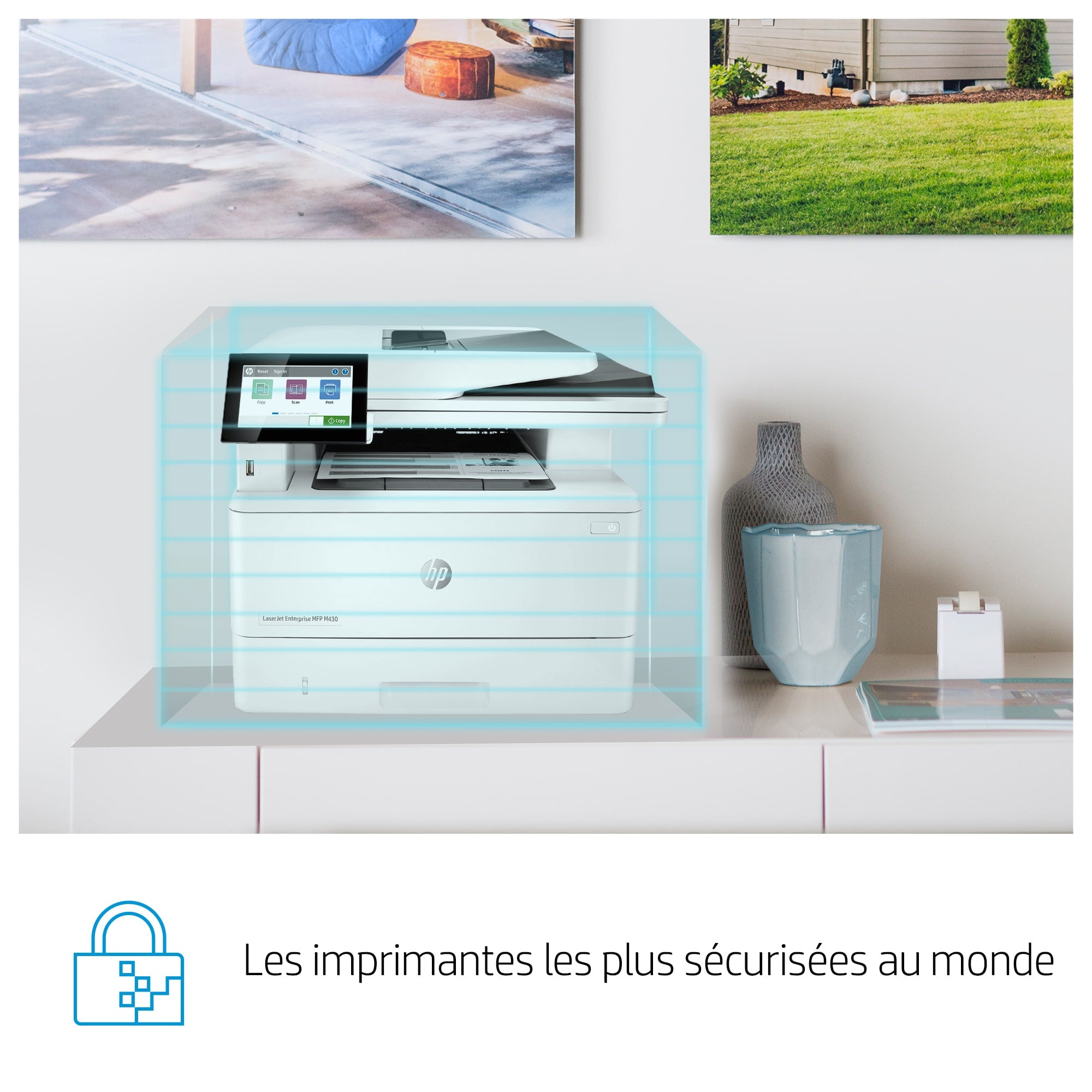 HP LaserJet Enterprise MFP M430f MFP Mono laser 216x297mm A4 38ppm Copy 40ppm Print 350sheets USB LAN