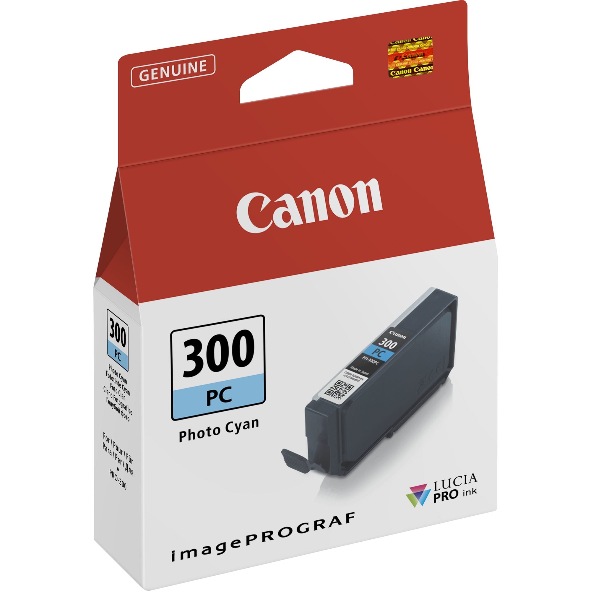 CANON 1LB PFI-300 PC EUR/OCN photo cyan ink tank