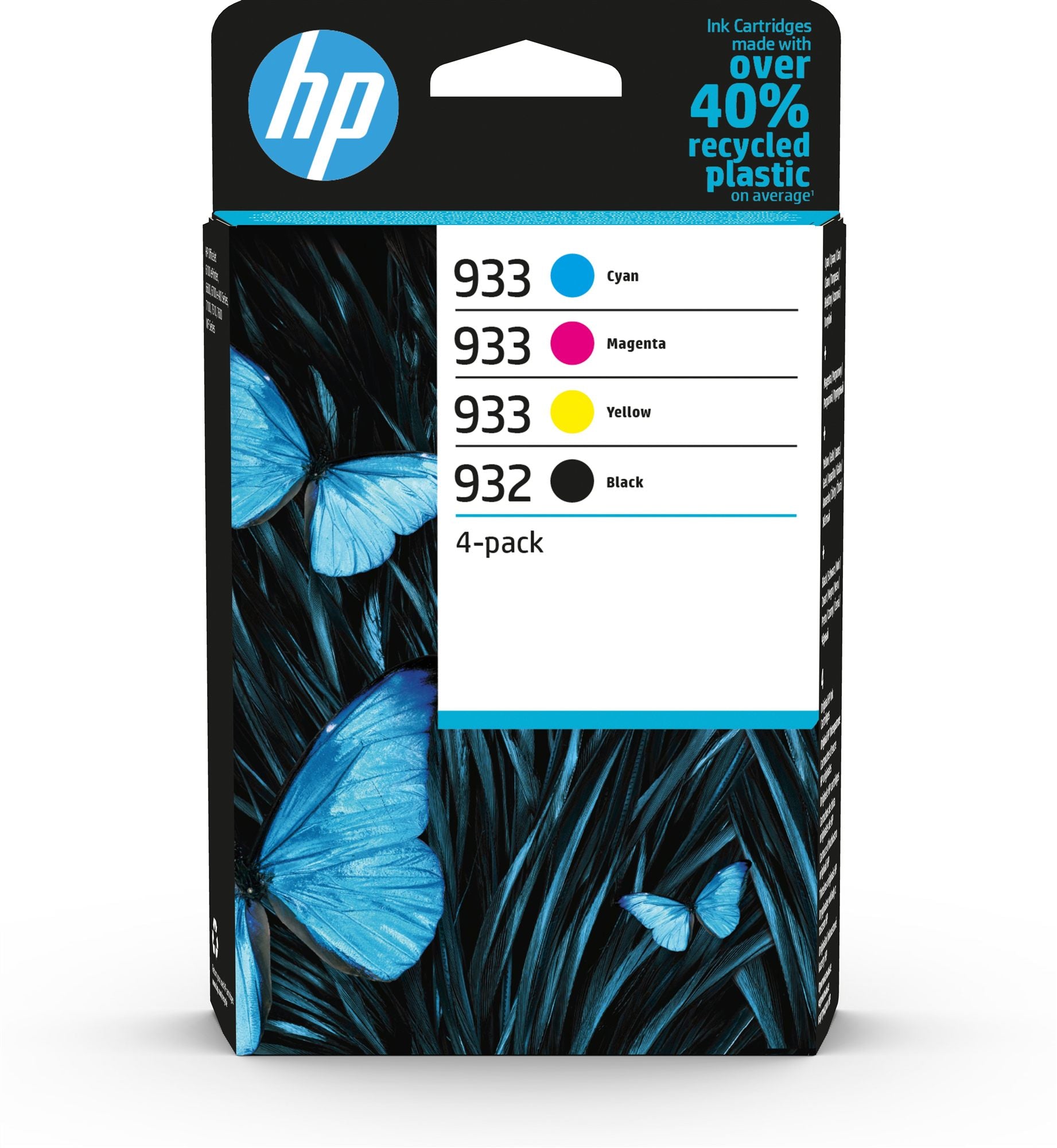 HP 932/3 CMYK Original Ink Cartridge 4-Pack