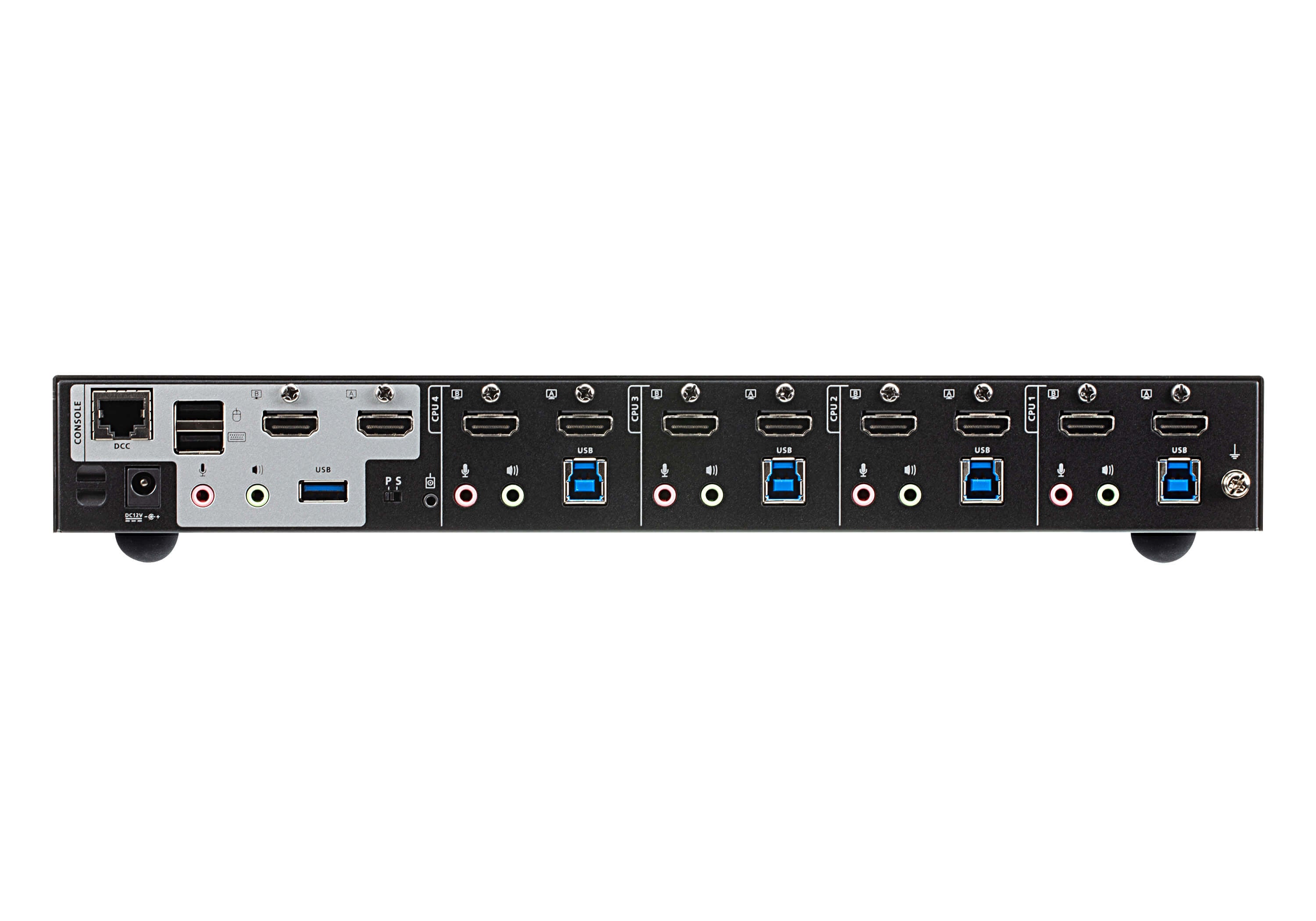 ATEN CS1844-AT-G commutateur écran, clavier et souris Noir